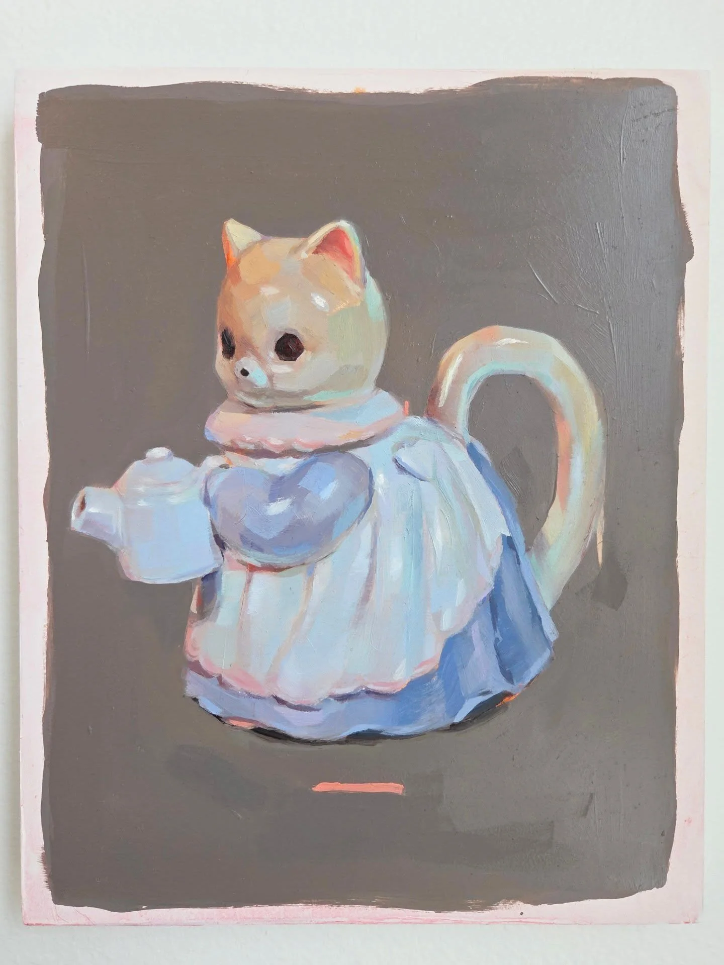 Cat Teapot, 8x10&quot; oil on panel 🐈☕️

We made it to Montr&eacute;al! Slowly getting back into a routine 😌