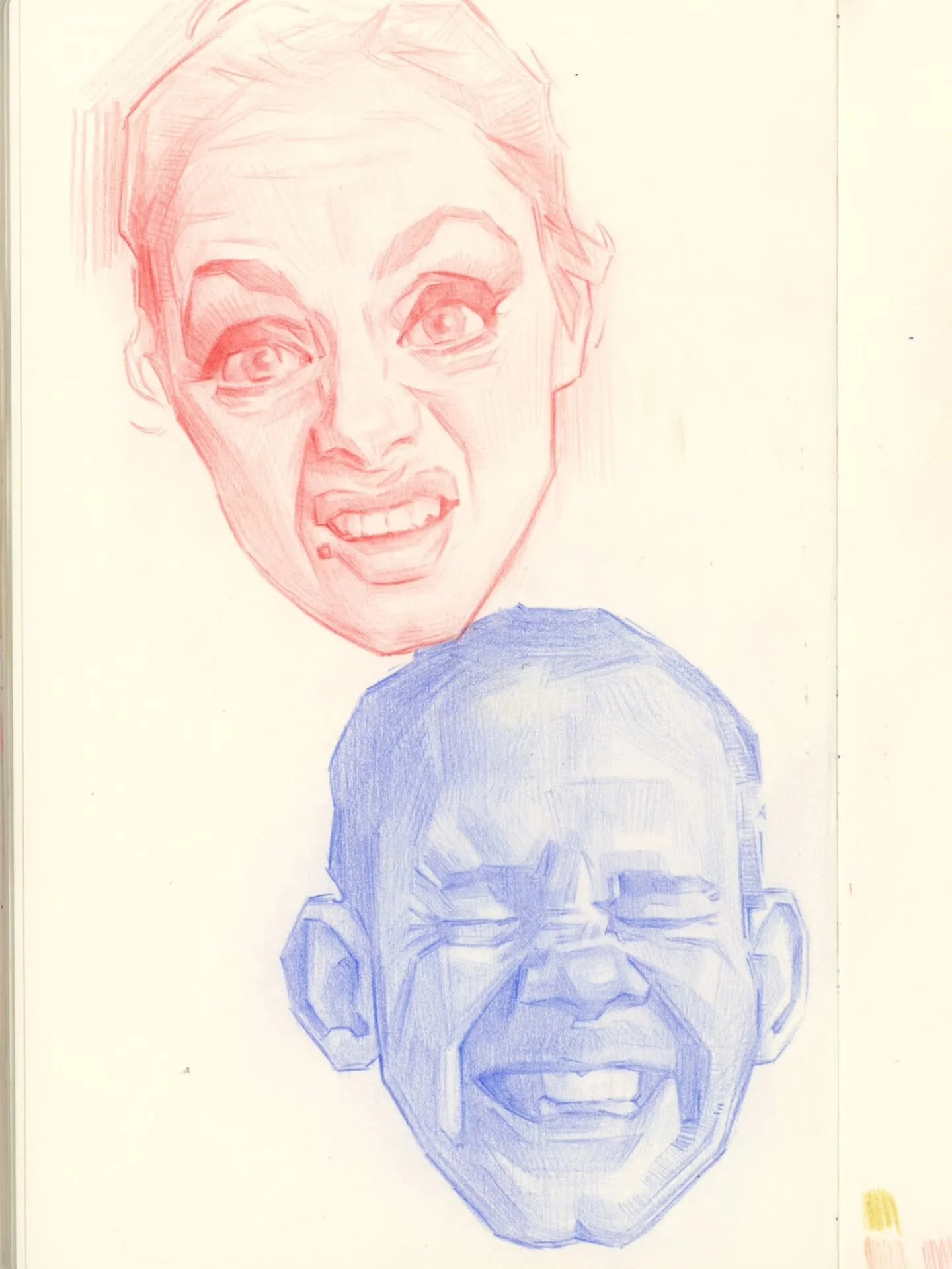 Some expressive portrait studies from today's video! :-)✨️