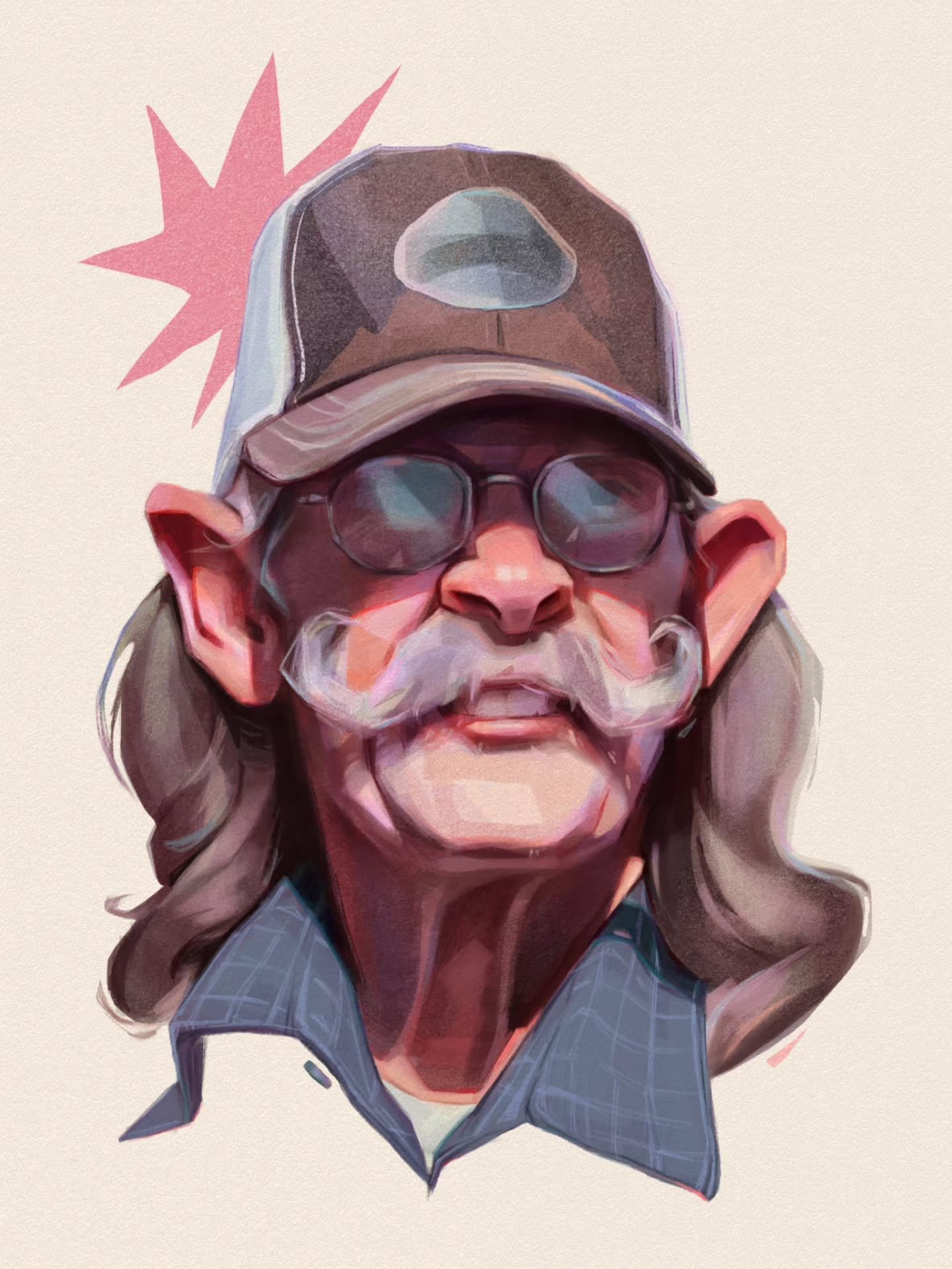 Not me enjoying digital again?! 👀 

Reference: @earthsworld 💛
Still loving @renasketch 's marker brushes! 💓

Check out my latest YouTube video for some fun colored pencil portraits :-)

#procreate #digitalportrait