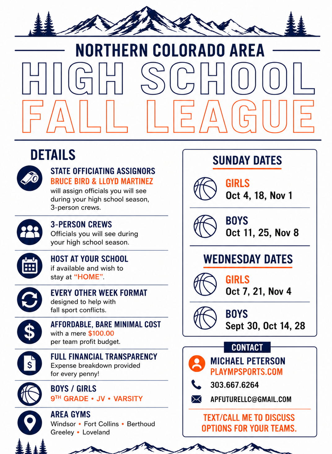 26 northern colorado area high school fall league flyer.png