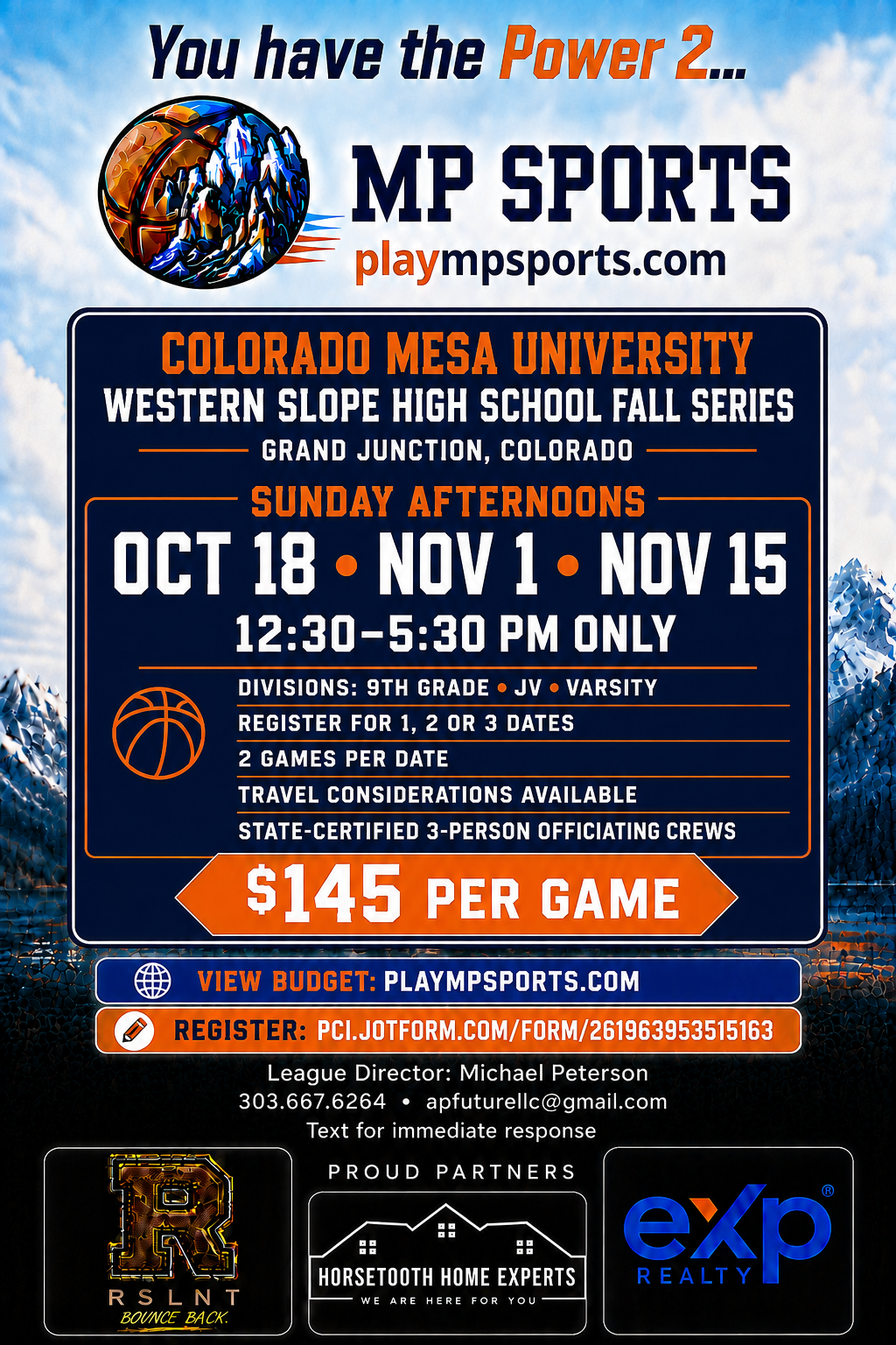western slope high school fall series flyer.png