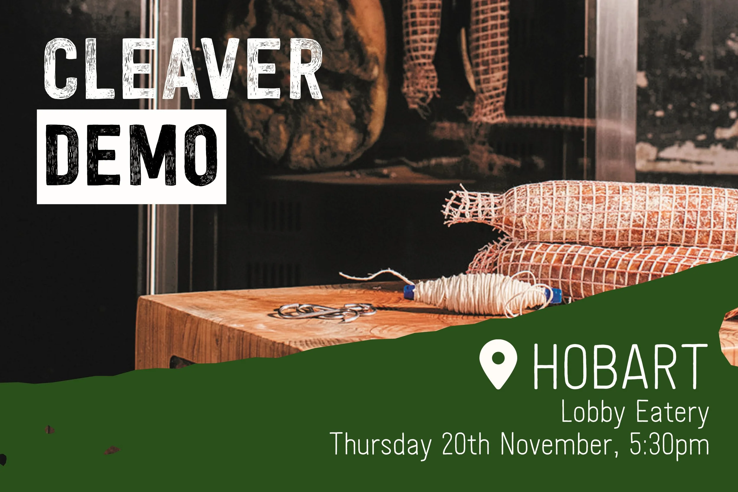 CLEAVER Salami Making Demonstration - Hobart