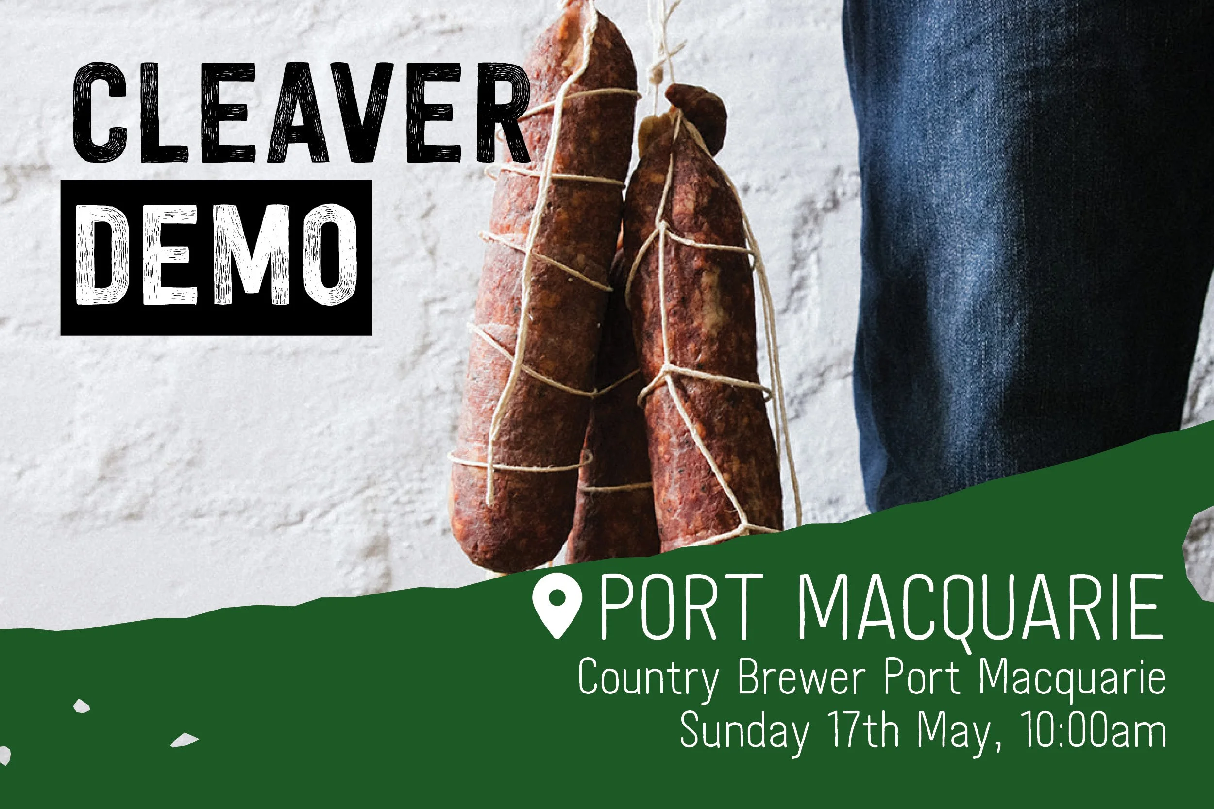 CLEAVER Salami Making Demonstration - Port Macquarie, NSW