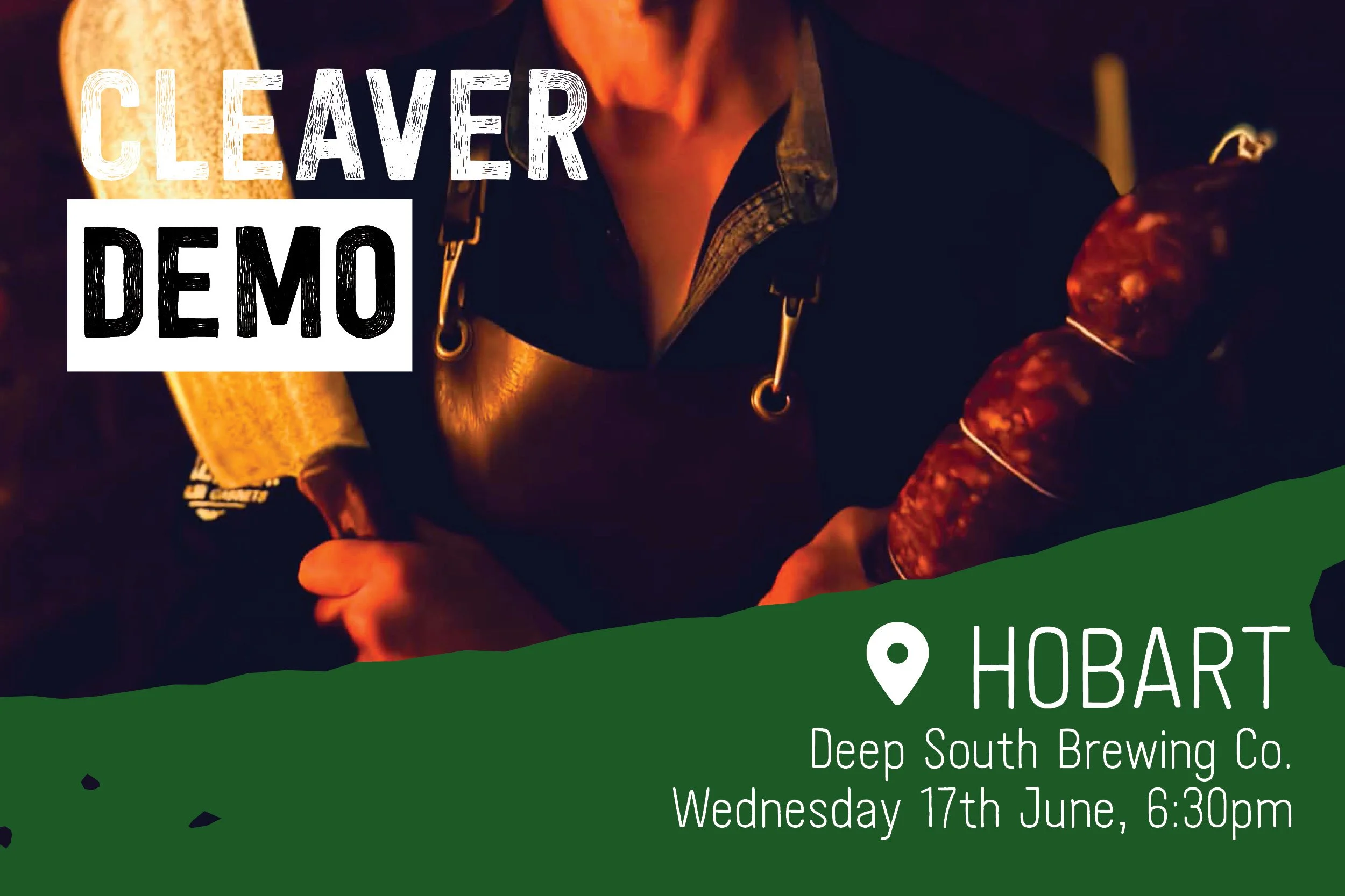 CLEAVER Wild Game Salami Making Demonstration - Hobart, TAS