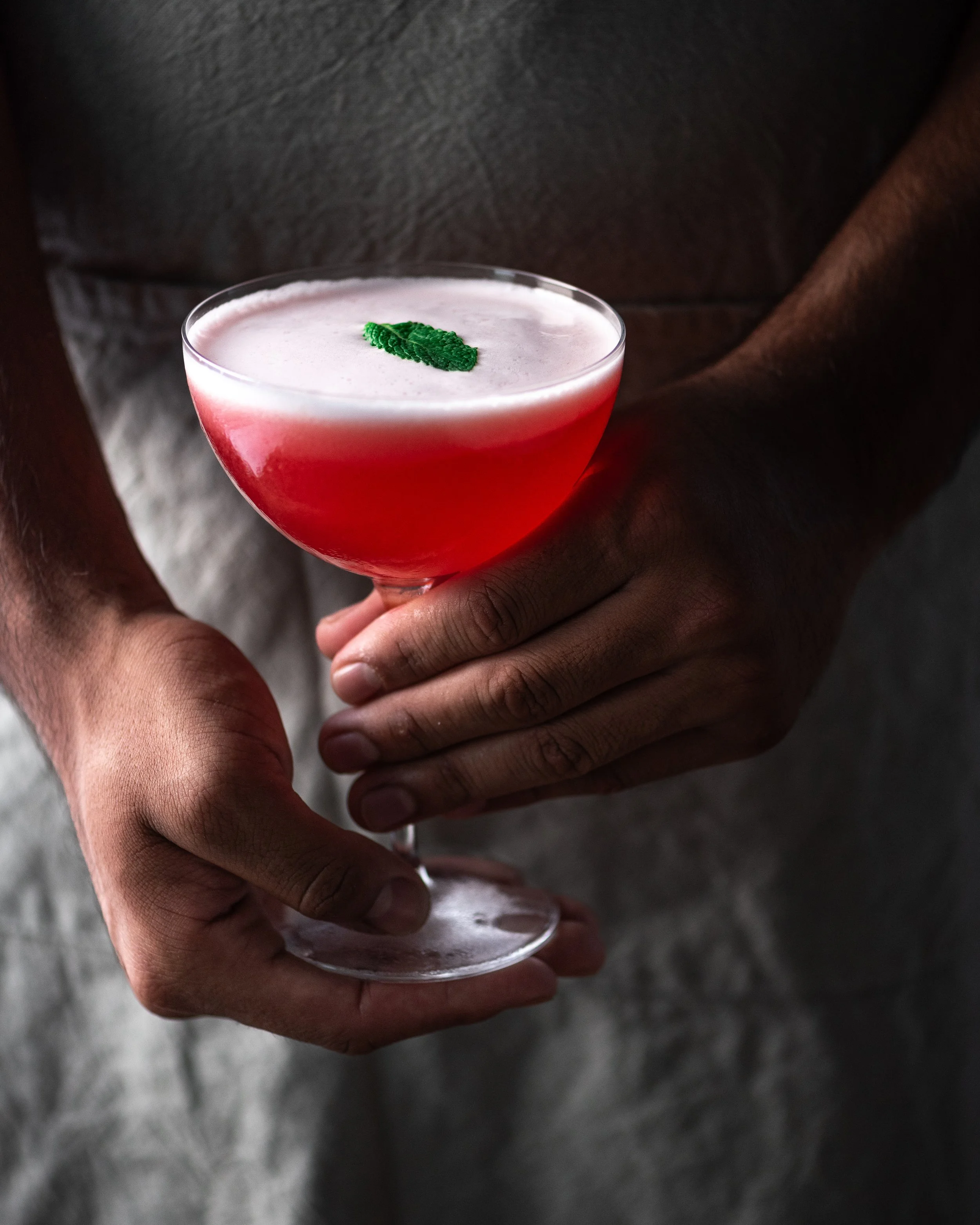 Strawberry Solstice sour