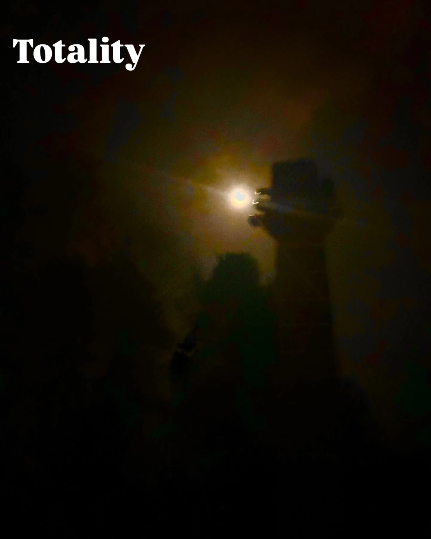 So worth staying up for! Phone camera doesn&rsquo;t do it justice. #bloodmoon #lunareclipse