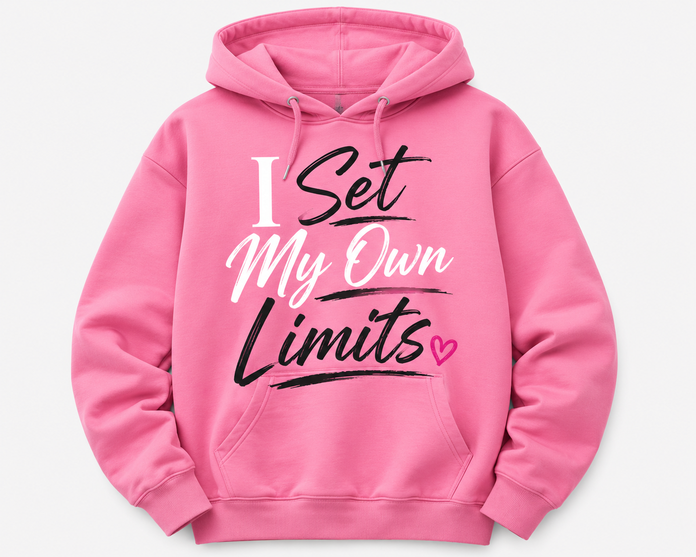 Pink Hoodie with Bold Brush Typography.png