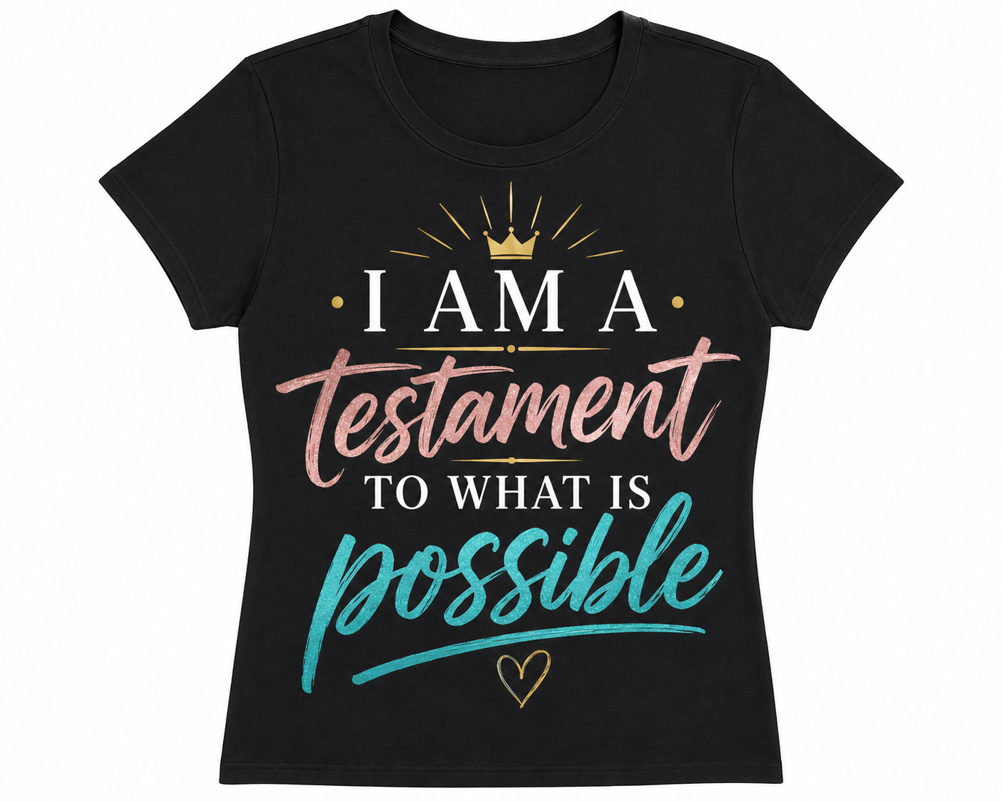 I Am a Testament - Black