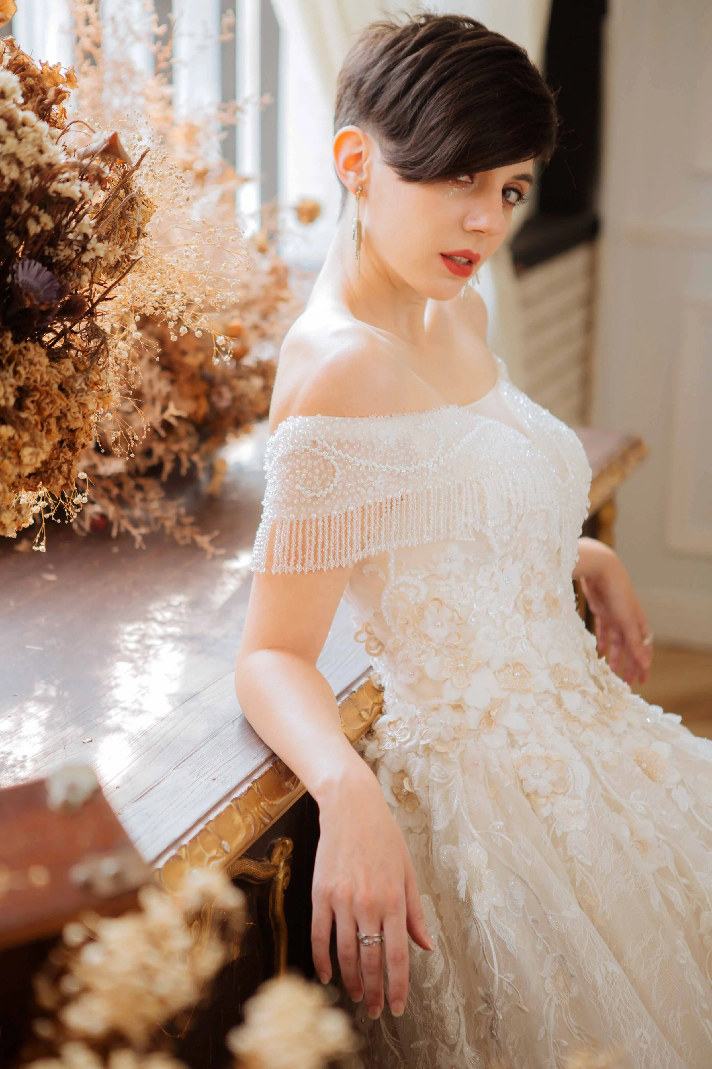 Bride's Gaze