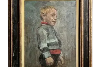 “Portrait of a Young Boy”, by Gunnar Anderson