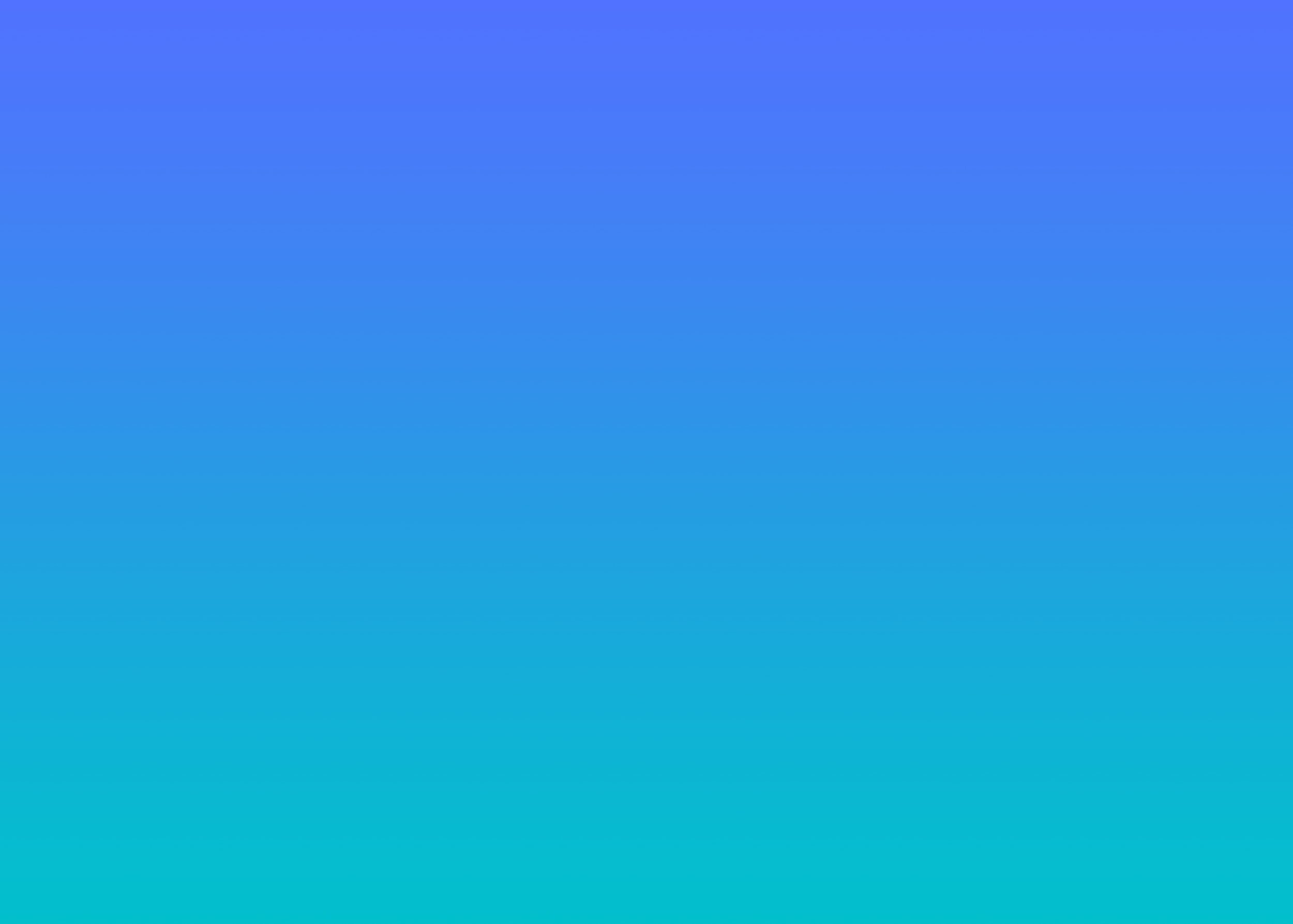 Gradient background transitioning from blue to teal.