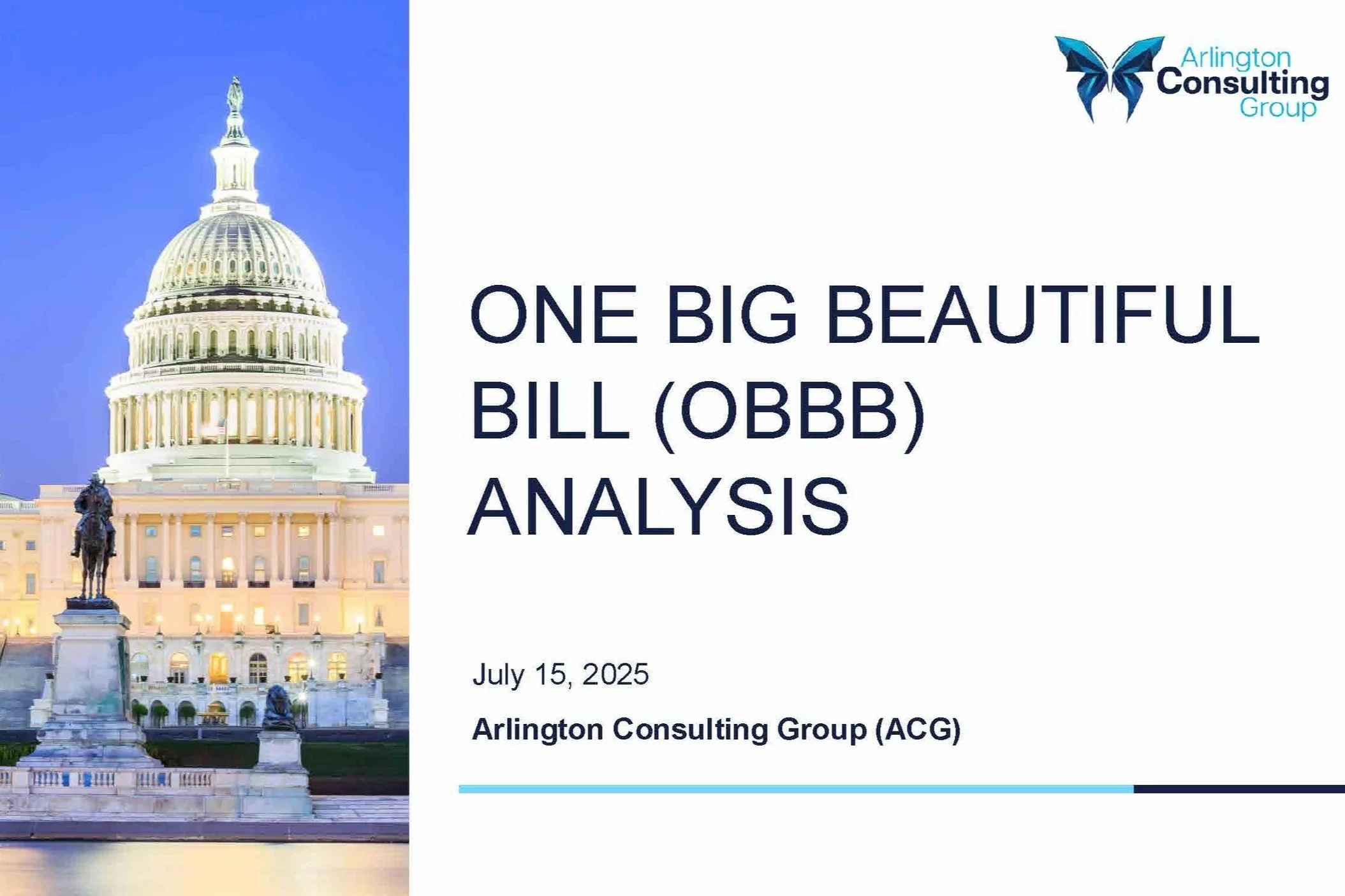 One Big Beautiful Bill (OBBB) Analysis