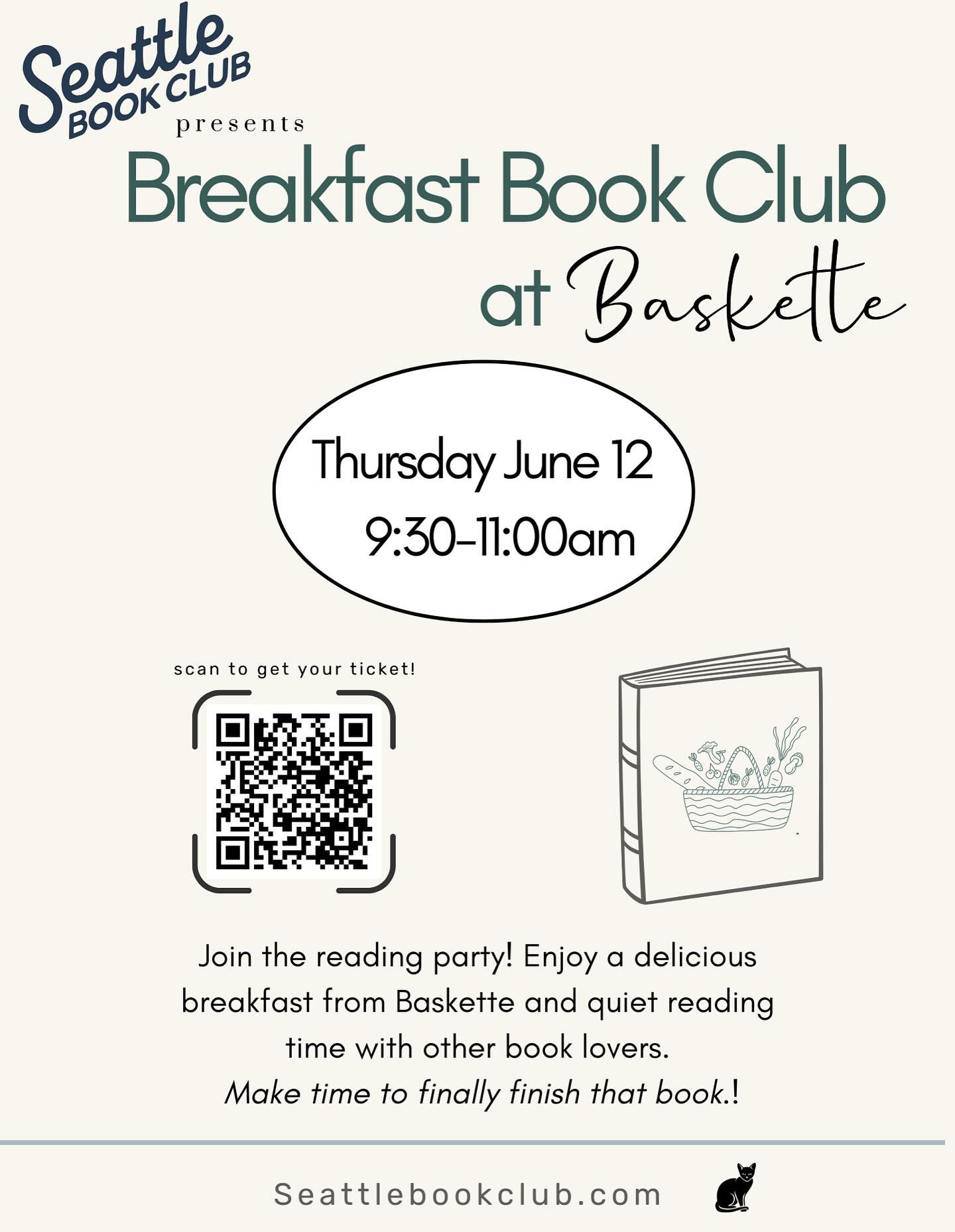 We&rsquo;ve teamed up with @theseattlebookclub to give y&rsquo;all a break from grind! Bring a book or grab one from the book stand, get a coffee and pastry, and enjoy a quiet moment of escape. Follow the link on @theseattlebookclub Instagram to snag