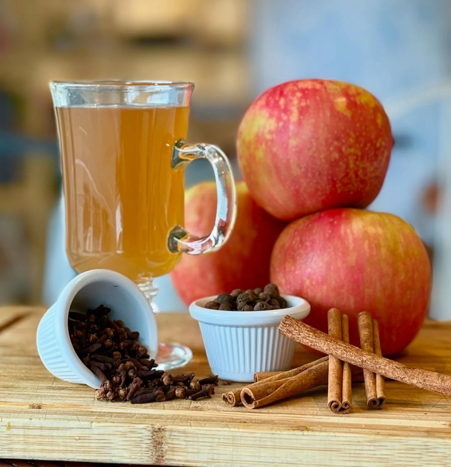 Nothing says fall like house made Hot Apple Cider.