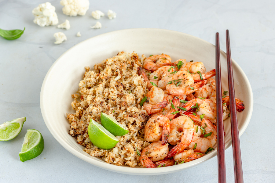 Grilled Shrimp with Cauliflower Rice — Healthy Diabetes
