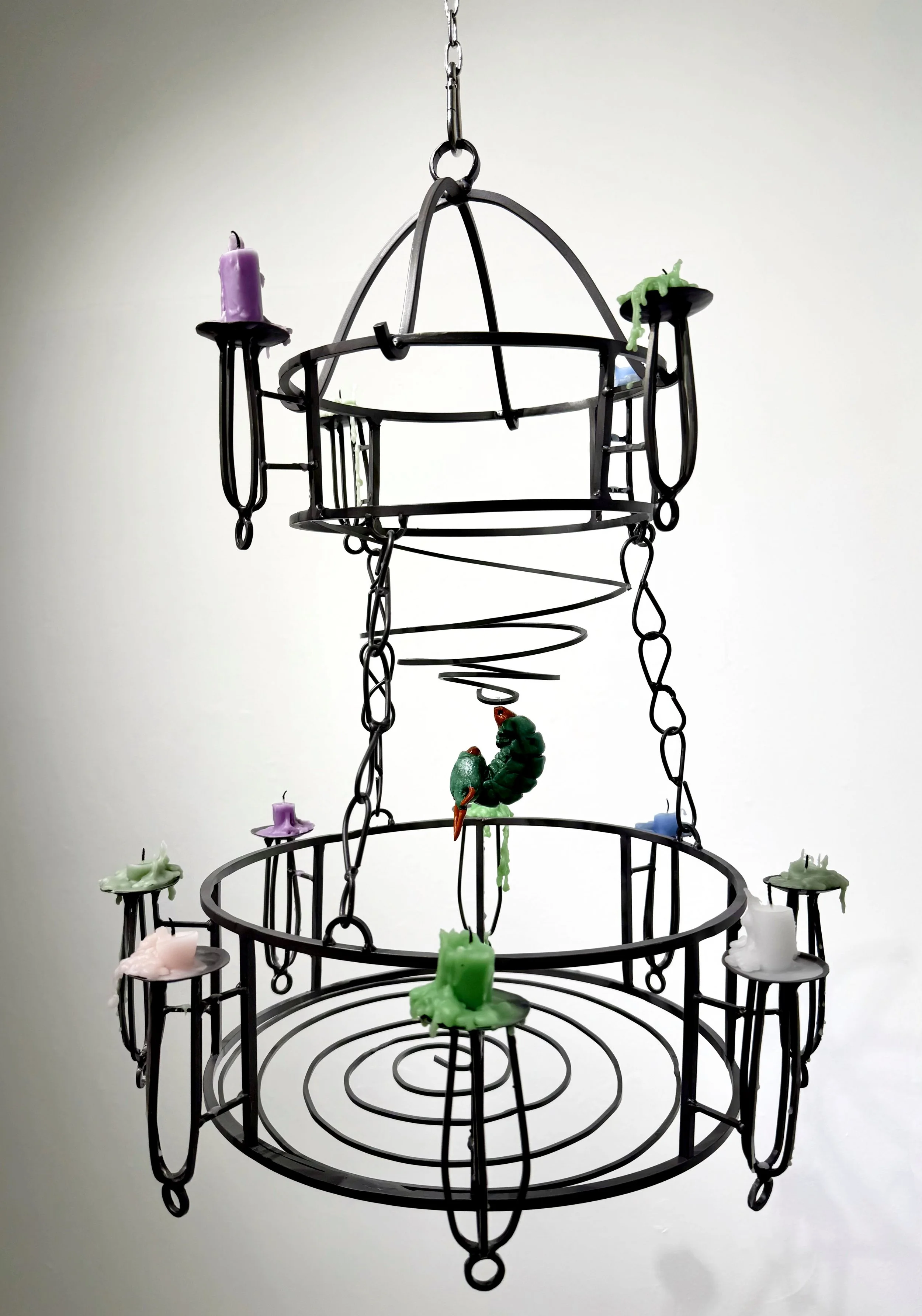 "I've got time, right?",  iron, wax, paper clay, 2026