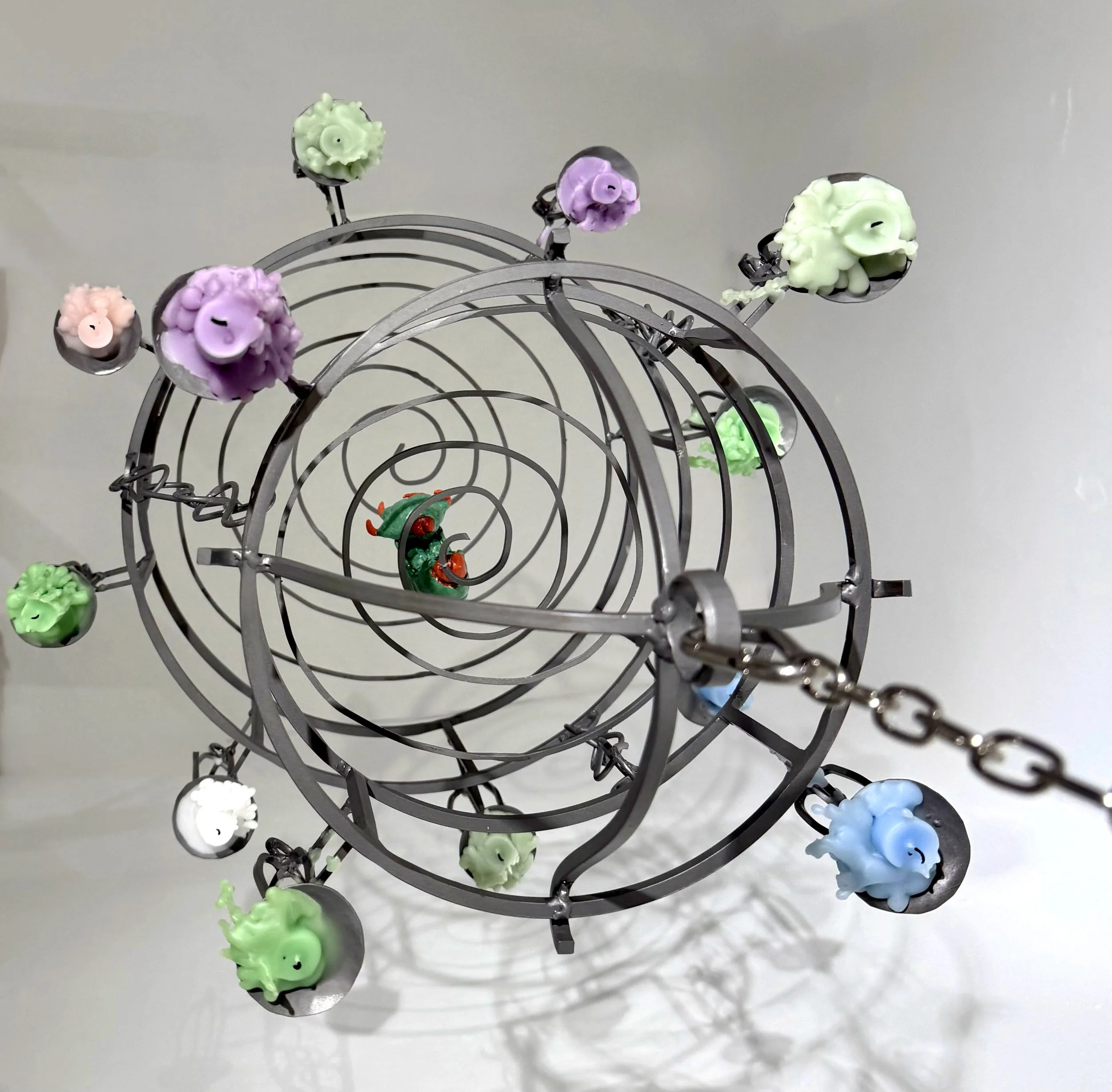 "I've got time, right?",  iron, wax, paper clay, 2026