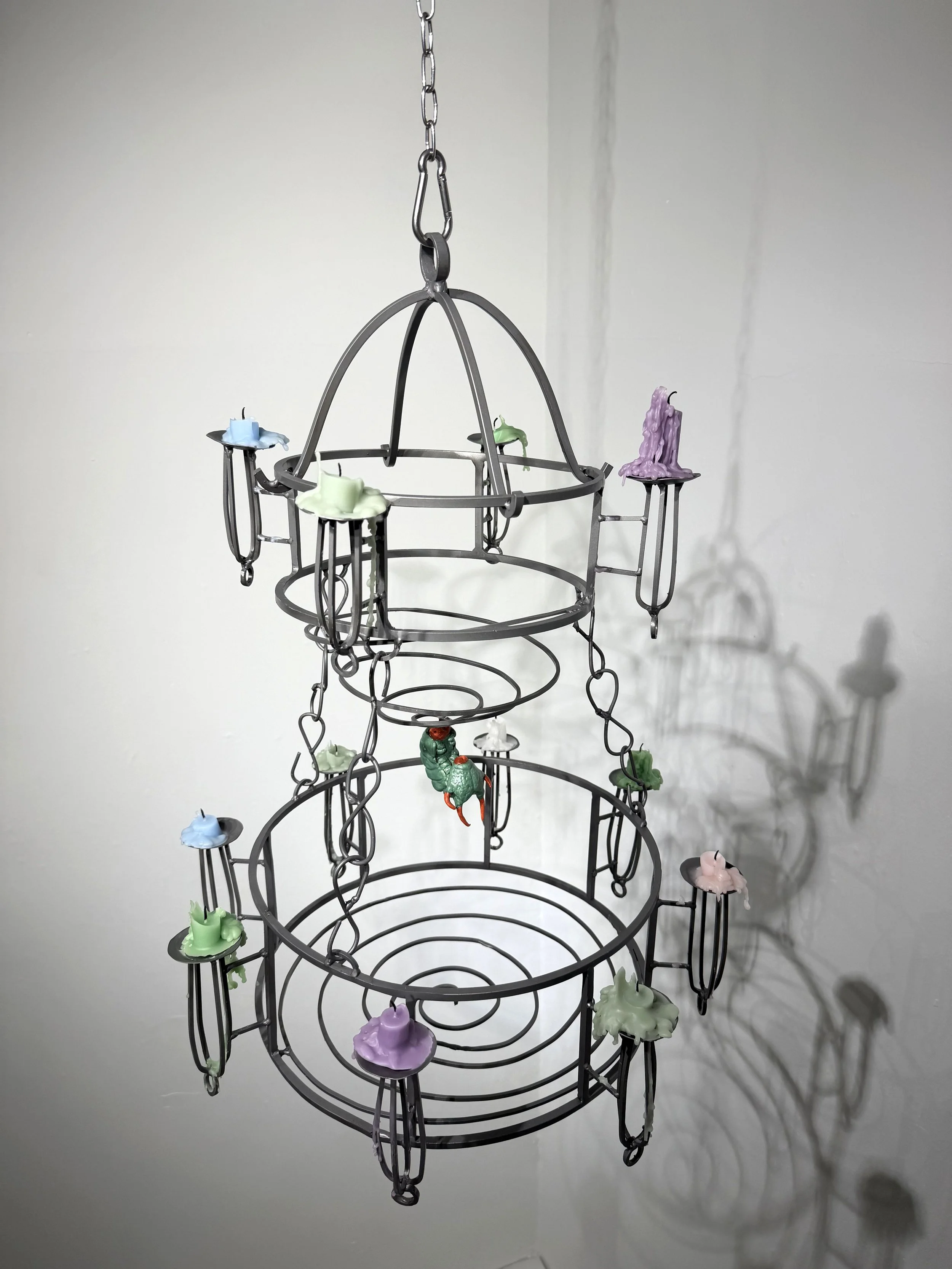 "I've got time, right?",  iron, wax, paper clay, 2026