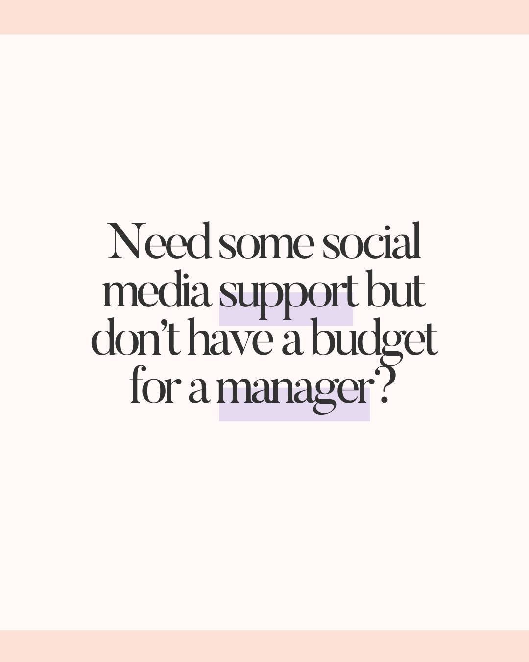 Running a business AND managing your socials for some is just so overwhelming and I often hear people saying that it's just too hard basket. And they're not wrong!⁠
⁠
It's time consuming, overwhelming, always changing and feels like pushing 💩up a hi