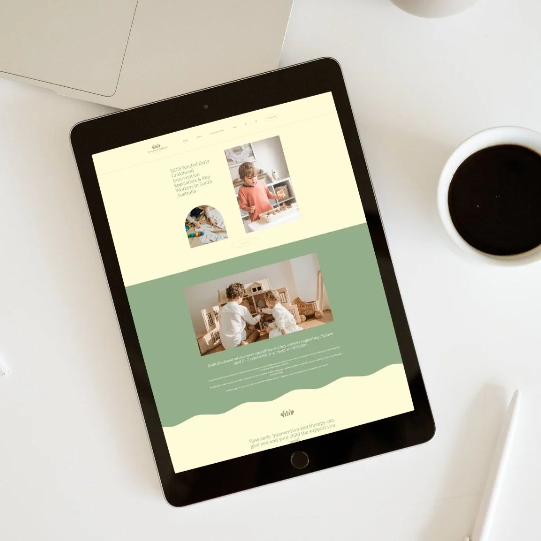 Website for an allied health provider