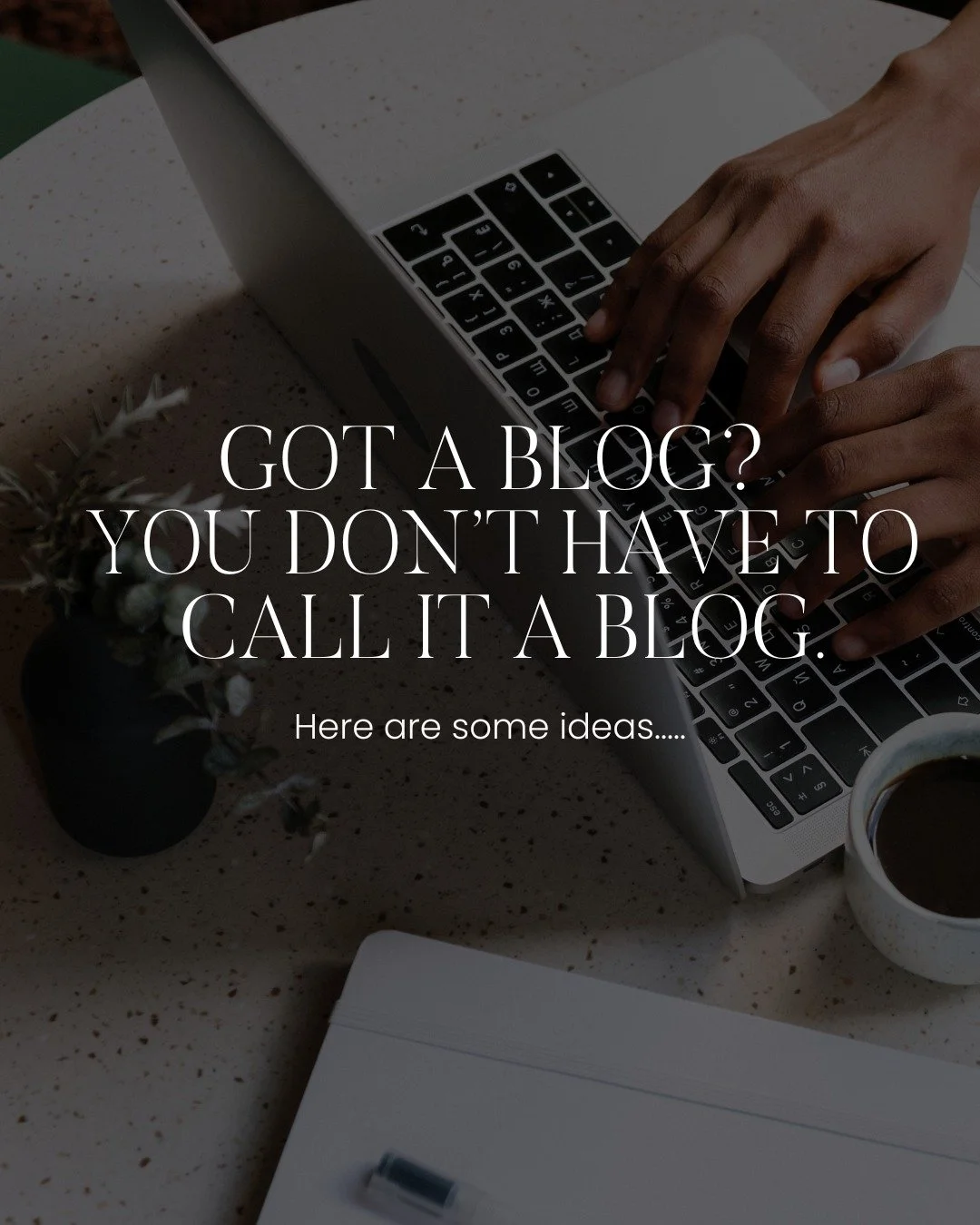 Tired of the word blog? Yeah, me toooooooo!!

It&rsquo;s one of those words that sounded cool back when dial-up internet was still a thing but now feels a bit&hellip;meh.

Your site doesn&rsquo;t have to have a &ldquo;blog&rdquo; You're absolutely fr