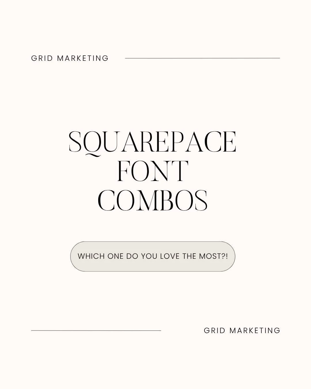 Choosing a font combo for your website is more important than you think! 

It needs to align with your branding and overall vibe and be easy to read and load (if you're using a custom fancy font, some browsers can display them or they can take too lo