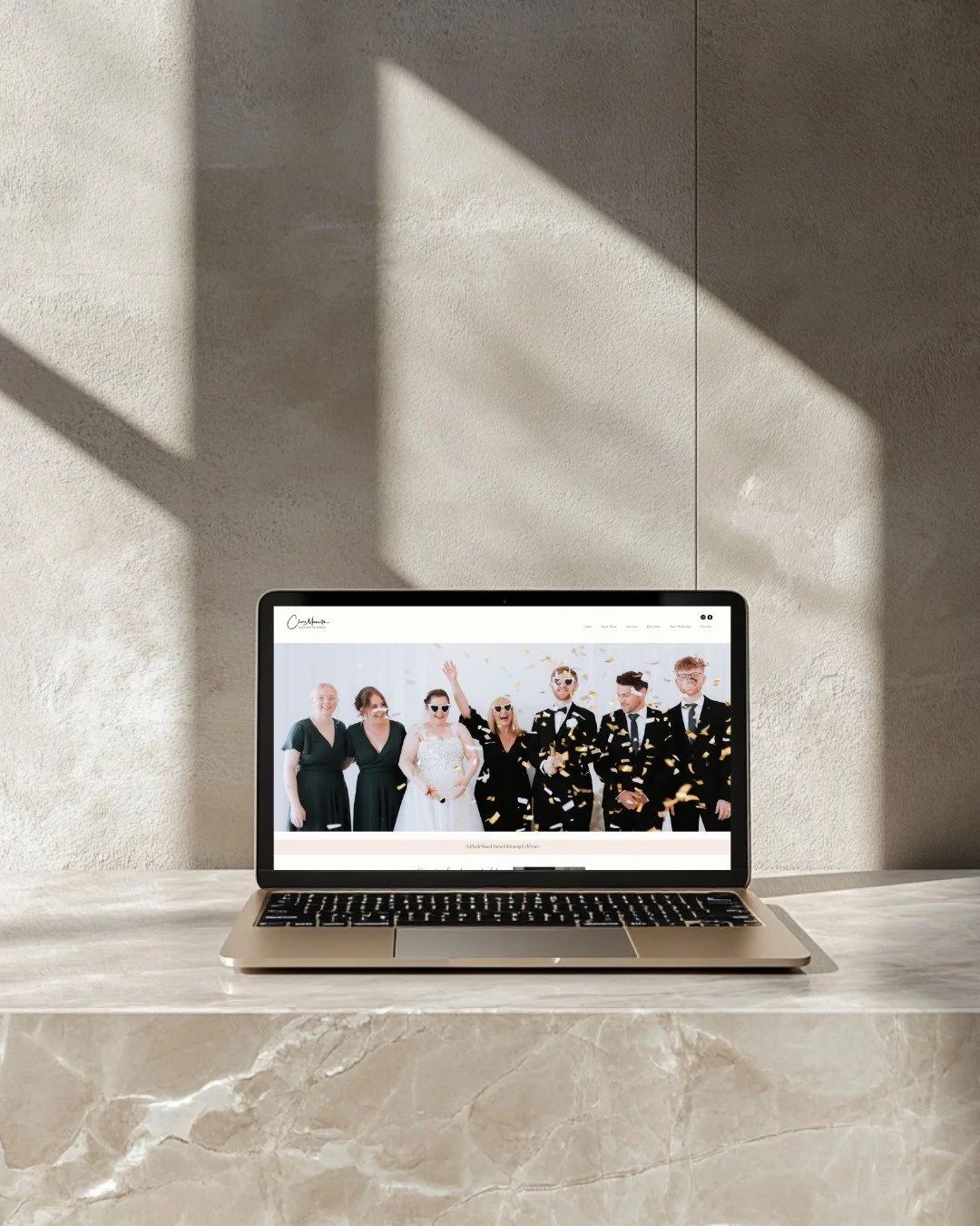 Working with gorgeous @clare_thecelebrant is always SO much fun and it's not been long since we hit publish on her new website.

Designed with WIX Editor, Clare wanted a refresh of her site to make it clean, modern and a true reflection of her style.