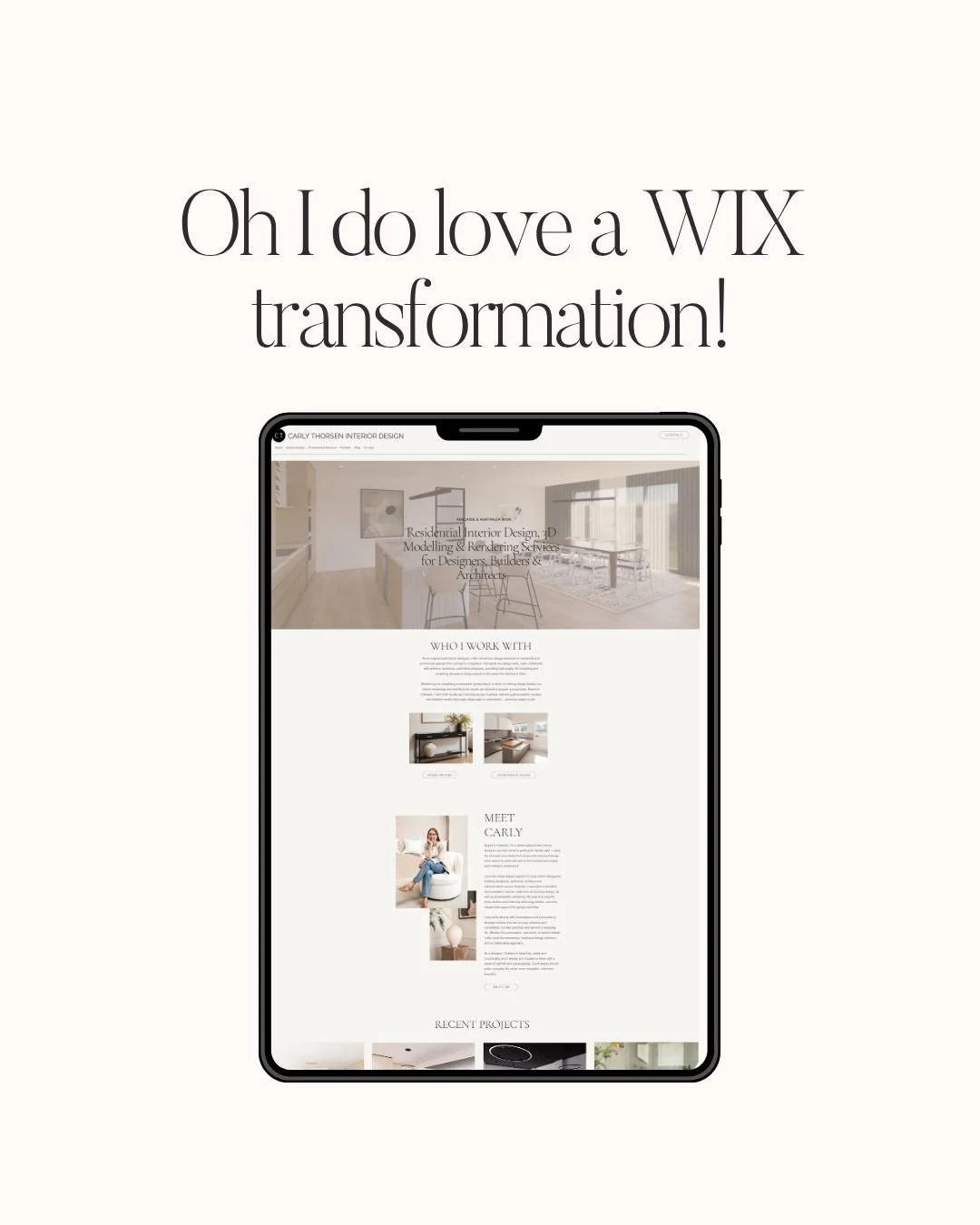 Does this sound like you?

You begin a website on WIX. You spend hours and hours tearing your hair out trying to get it how you want it.

Then you press pause because it's just too hard basket.

Or, you publish it but never want it to be seen.

If th