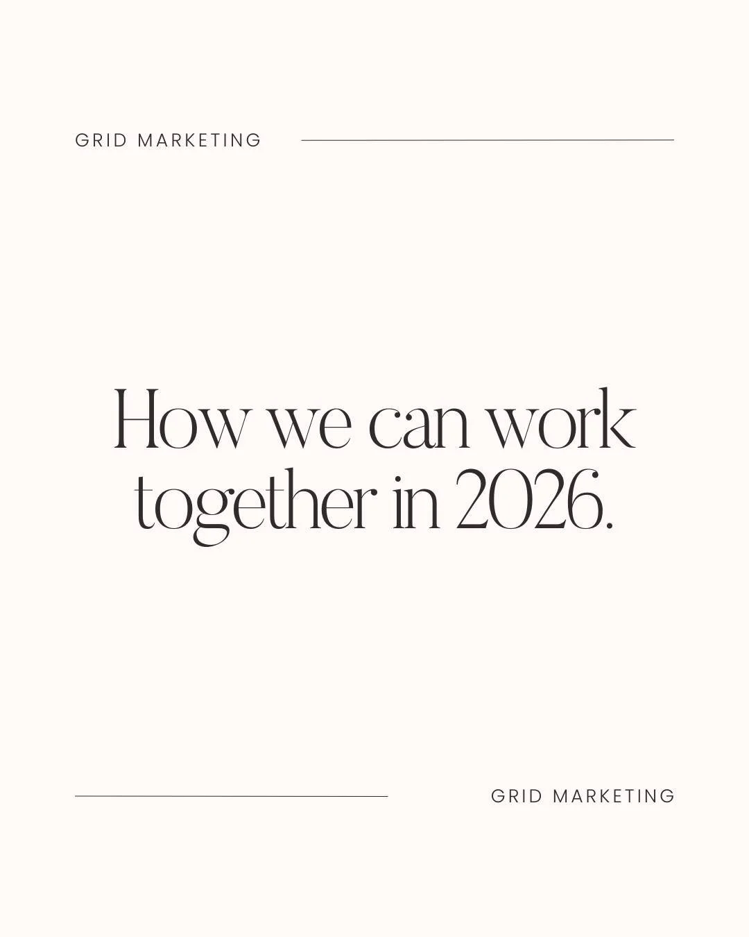 2026 is here and I'm SOOOOO ready for it!!!

I love January with the air of new beginnings and intentions that hopefully last longer than a few weeks 😂

This year I'm looking forward to creating and updating new Squarespace and WIX websites and also