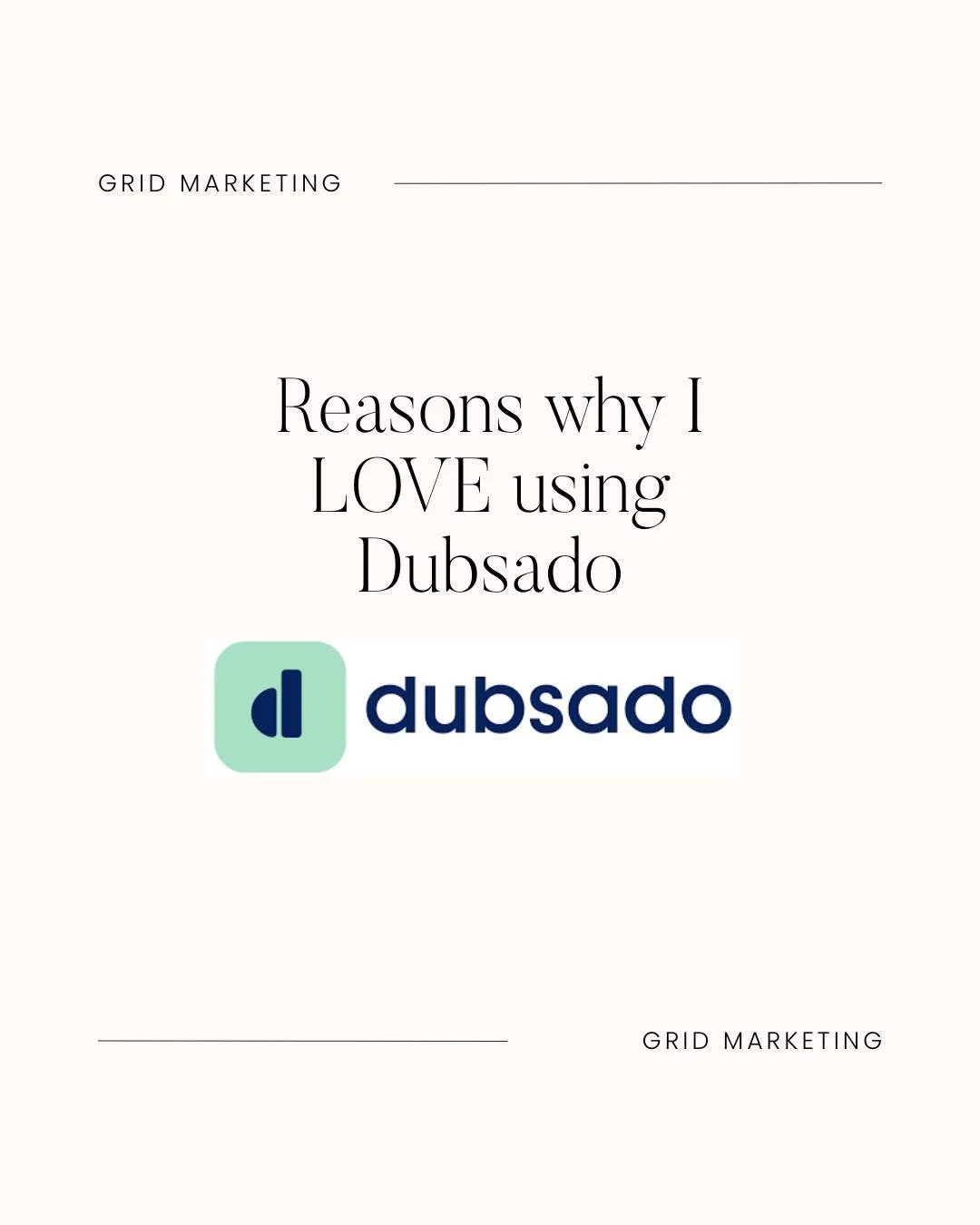 If you run a service-based business and you&rsquo;re STILL juggling contracts, invoices, emails and onboarding across five different platforms then this is your sign to look at using @dubsado 

I started using it thinking it would just tidy up a few 