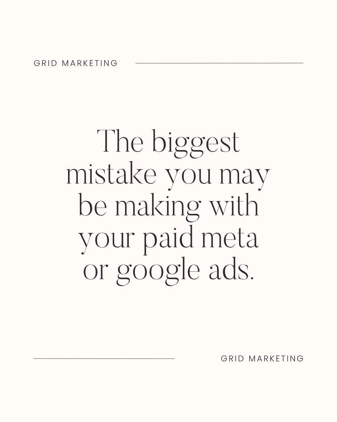 You can pour money into Meta and Google ads all day long, but if your website isn&rsquo;t built to convert, you&rsquo;re basically paying for people to window shop and leave. 

Your website should be doing the heavy lifting by building trust, guiding