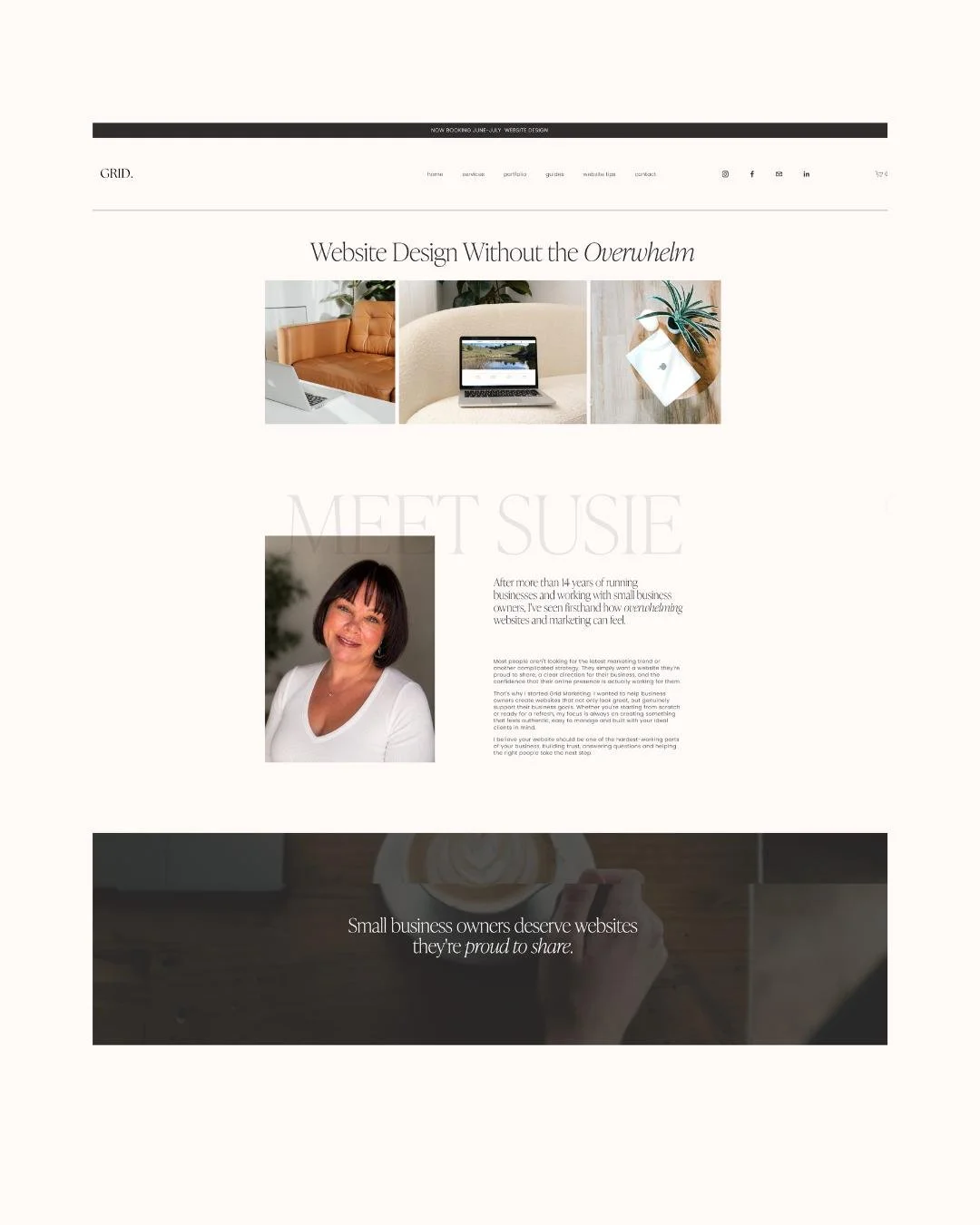 That feeling when you finally get a chance to work on your OWN business! 

An updated about me page done and dusted -  finally.

I totally understand the struggle when it comes to finding time to actually work on your own business but nothing changes