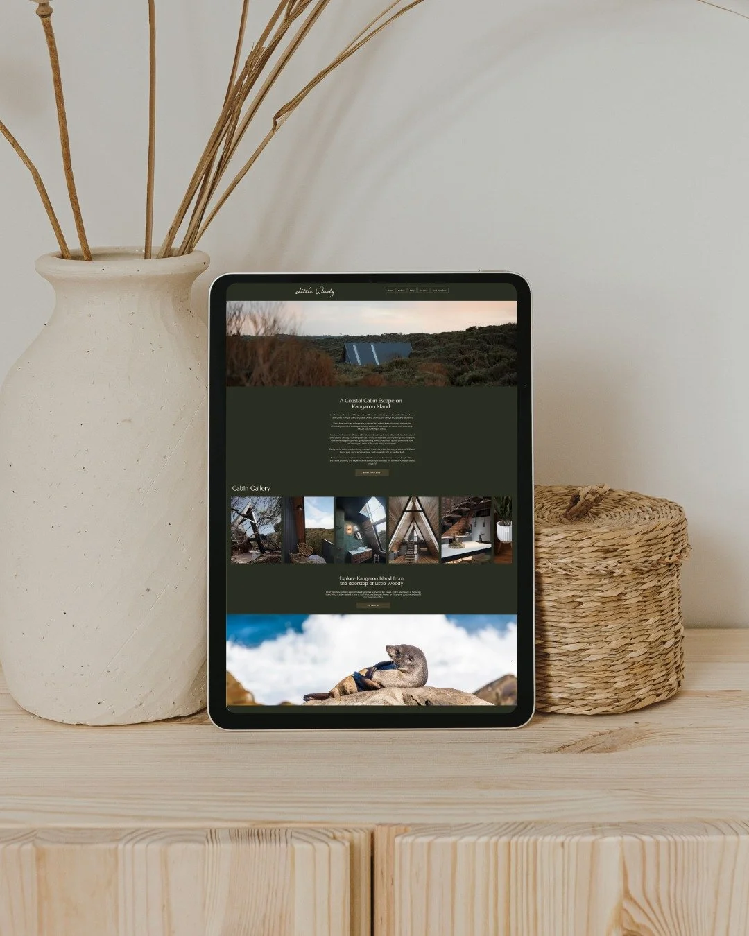 I've just hit publish on a new WIX website for Little Woody, the most insanely stunning A-Frame cabin on KI right next to Vivonne Bay.

Visiting KI has always been on my bucket list and it's now at the top!

Keeping the vibe of the cabin we went for 