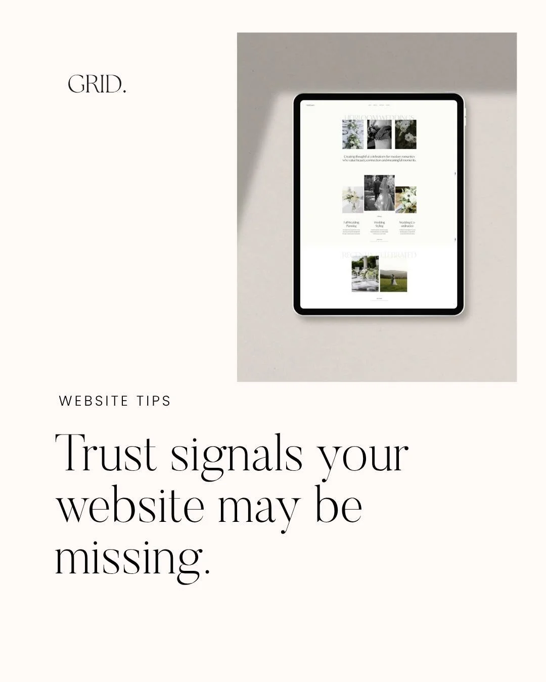 Ever landed on a website and thought... "Hmm, I'm not sure I trust this"?

People make very quick snap decisions online, and if your website doesn't give visitors confidence, they might leave before they even find out how great your busines