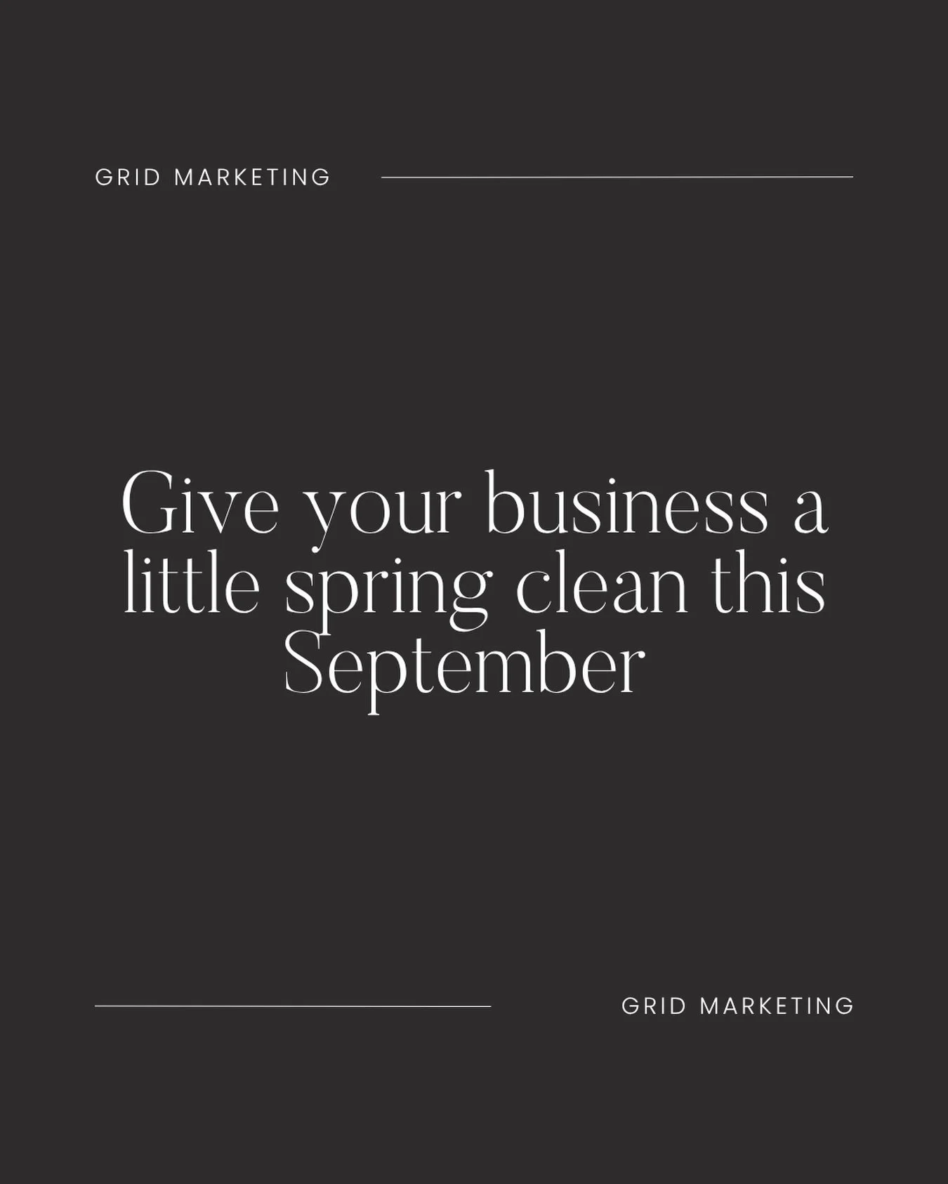 Give your online presence a bit of a spring clean this September 🌸 

You know your business is legitimate, professional and good at what it does, but does everything someone finds online give them the same impression?

There are lots of little thing
