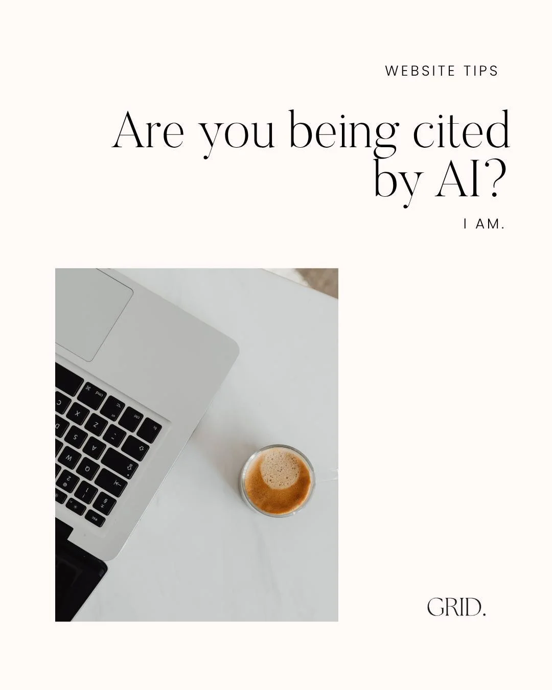 Are you being cited by AI? 

More and more people are using ChatGPT and other AI tools to find businesses, compare services and get recommendations, which means online visibility is no longer just about where you appear in Google.

In a nut shell, th