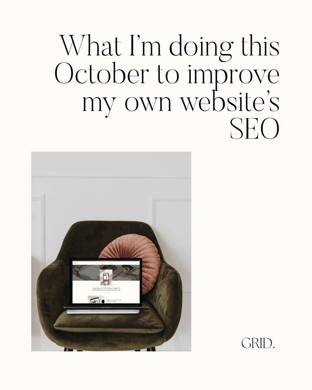 I spend a lot of time talking about what you can do to improve your website&rsquo;s visibility, so I thought I&rsquo;d share what I&rsquo;m actually working on for my own website this month.

First, a little win. I&rsquo;ve currently got three of my 