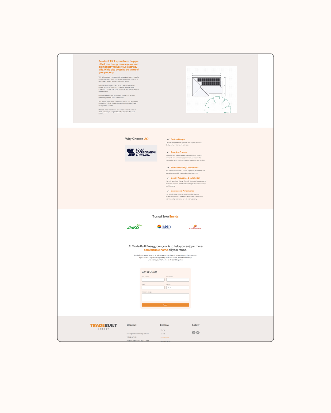 website for tradies