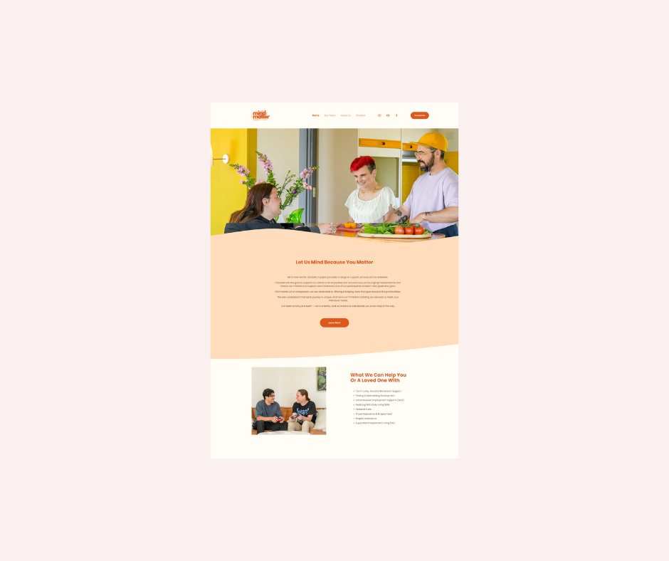 Mind Over Matter Disability Support
