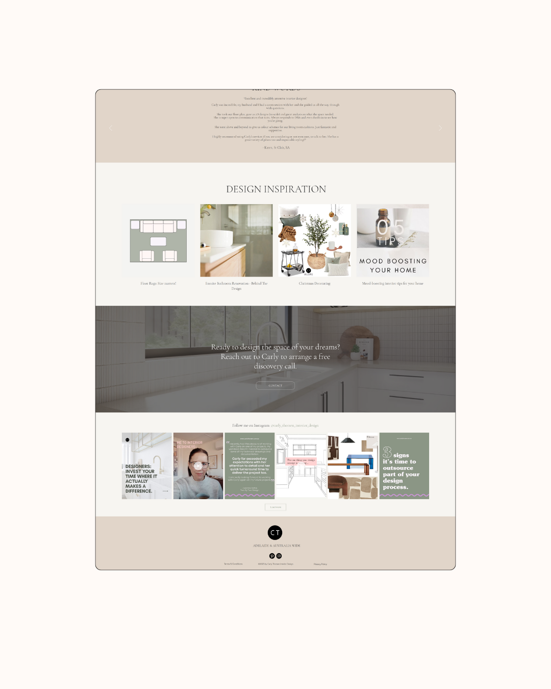 carly thorsen interior design website