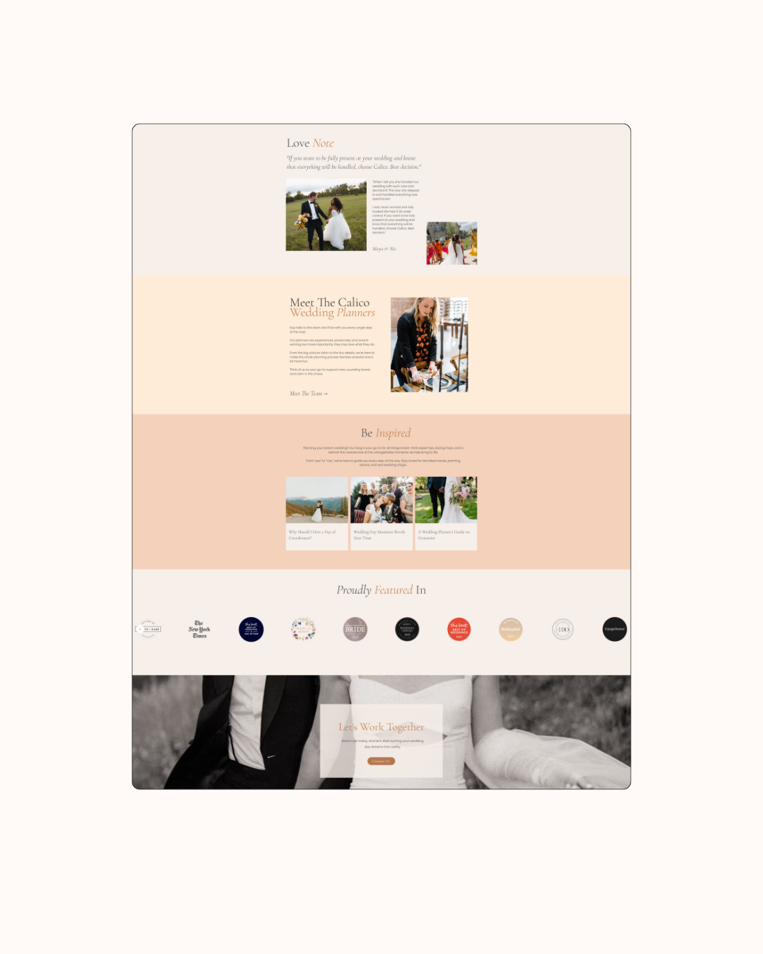 wedding planner website