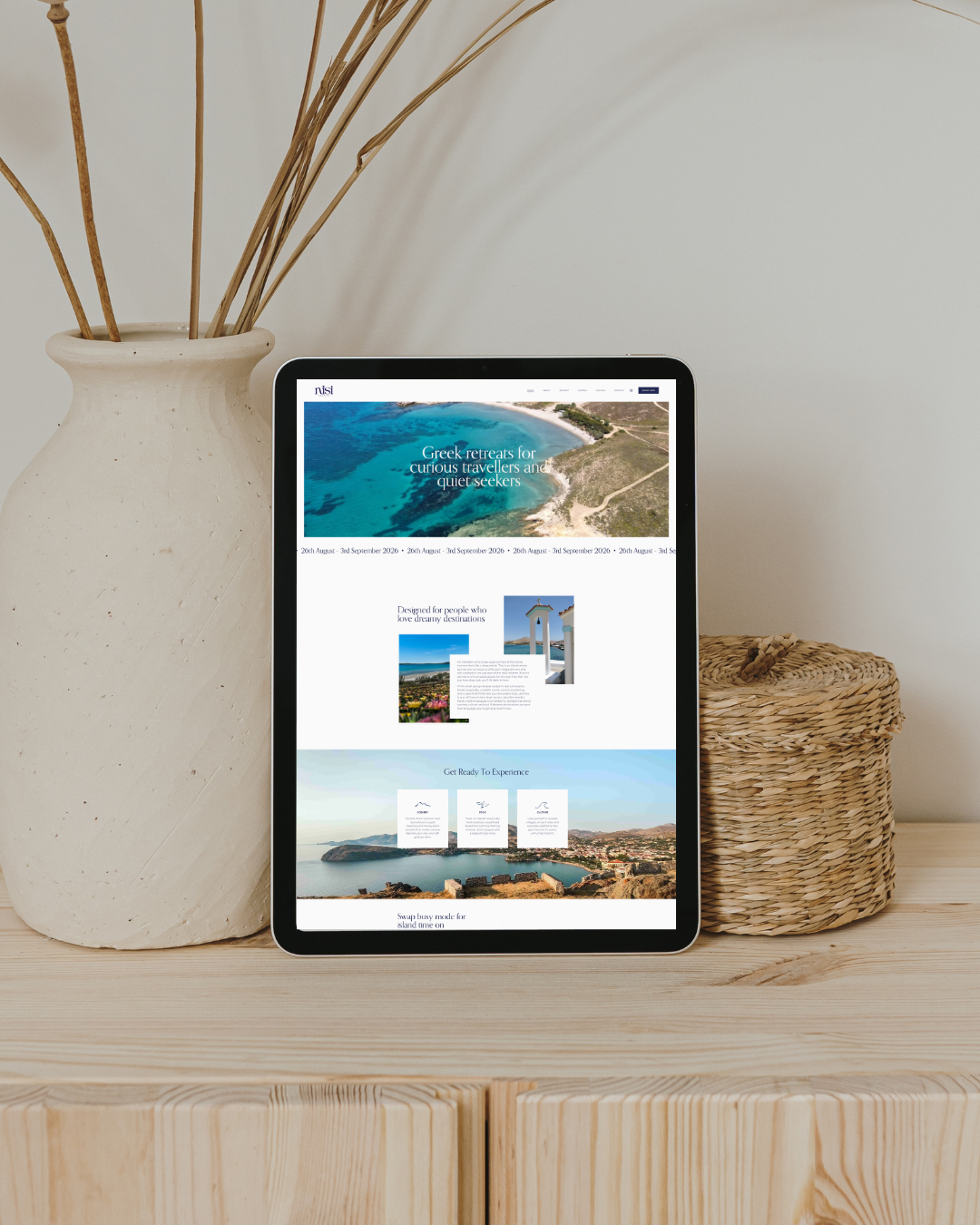 website for a greek retreat