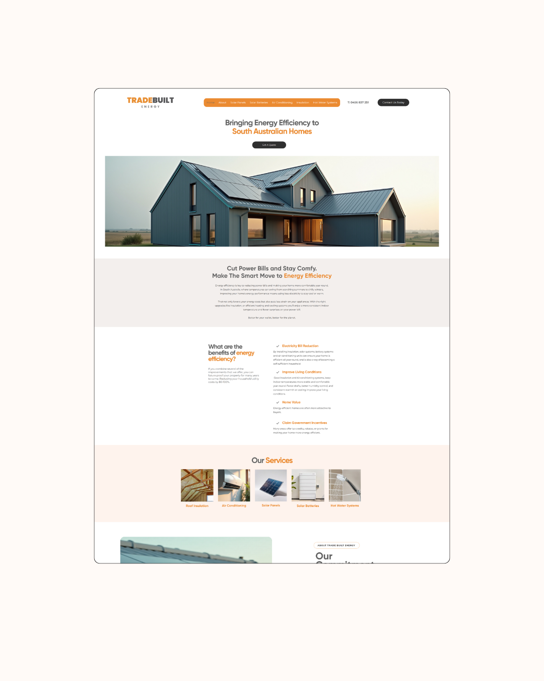 website for tradies
