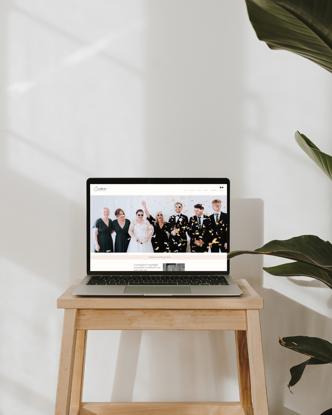 website for a celebrant