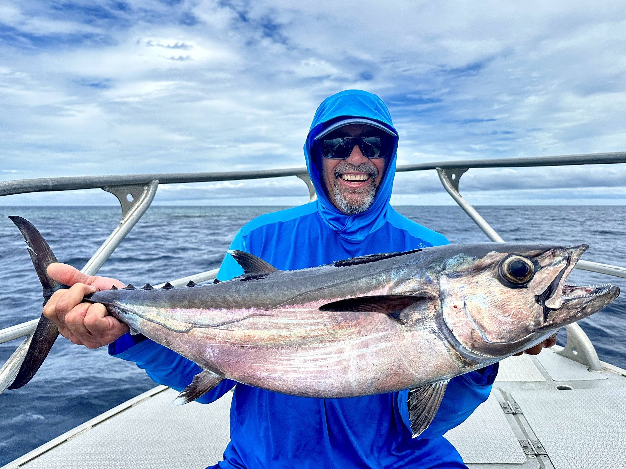 Gary with a typical dogtooth tuna.