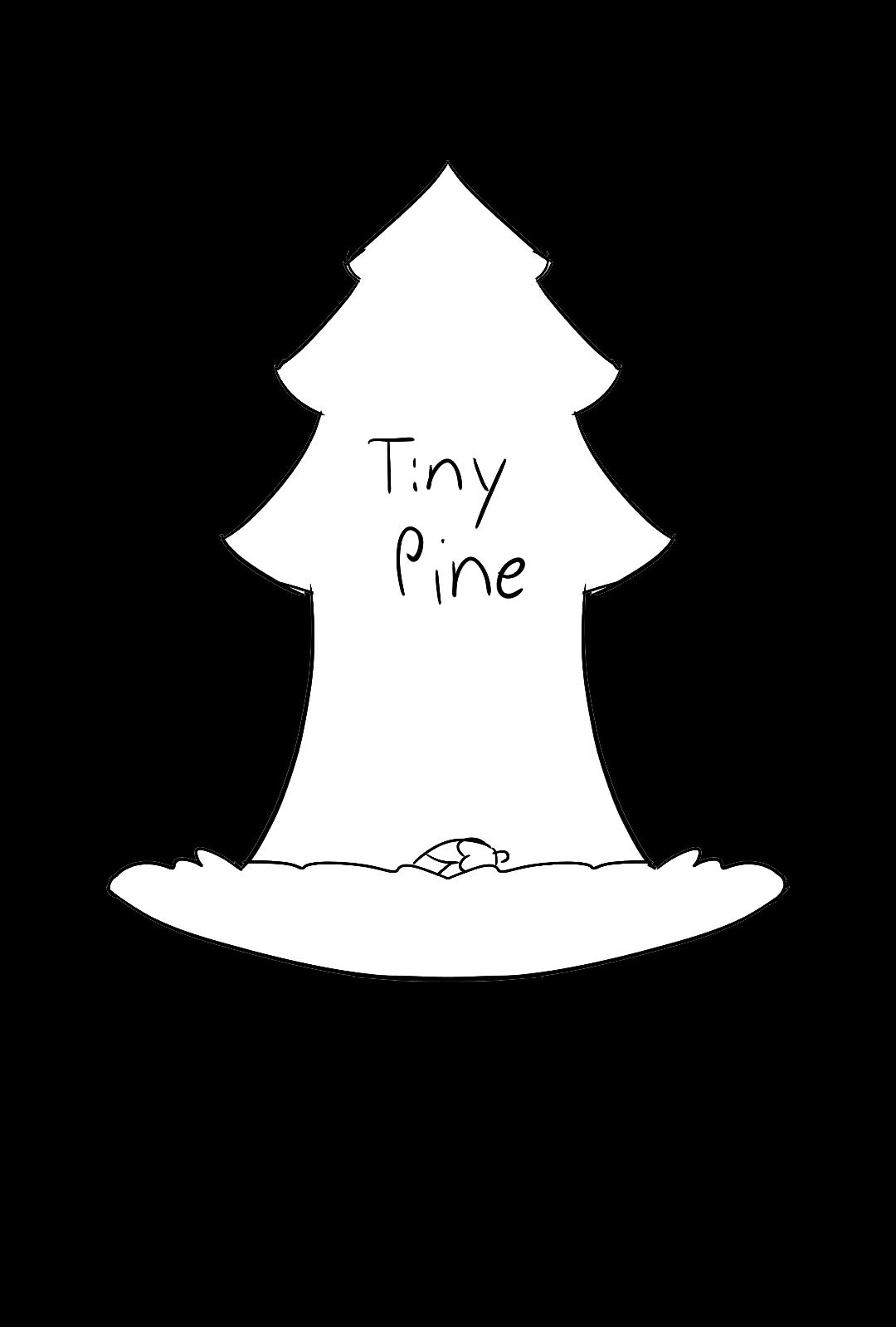 7th Poster Rough Sketch Design for the Tiny Pine - August 2025