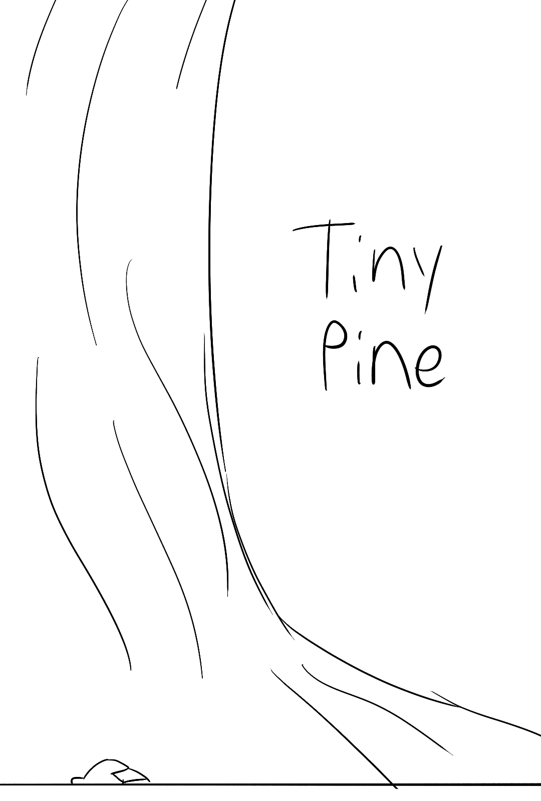 5th Poster Rough Sketch Design for the Tiny Pine - August 2025