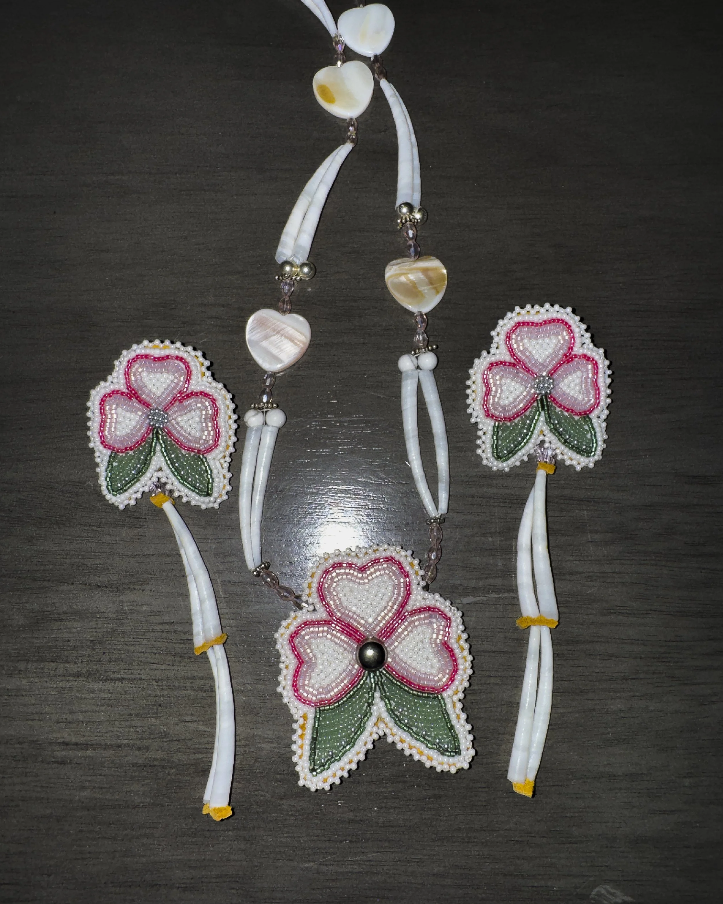 Dentalium Shell Necklace Set