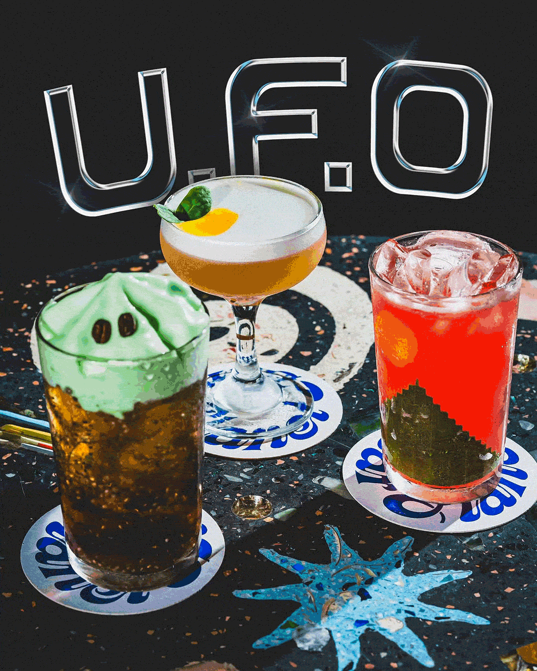 Bar Planet UFO Menu Launch
