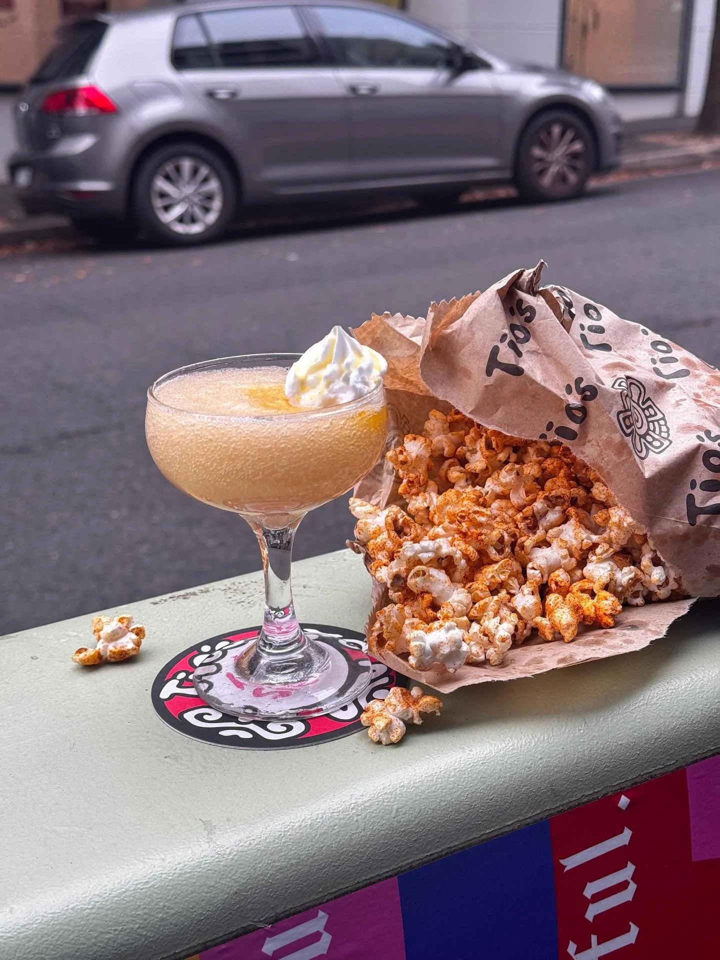 New Monthly Special! Teh and Ginger Margarita! ☀️ 

Tequila, Jasmine Tea, Lemon, Ginger, Coconut 

Inspired by Teh Botol, a delicious Indonesian way to beat the heat! Truly refreshing and perfect for some afternoon marg drinking. 

#Tios